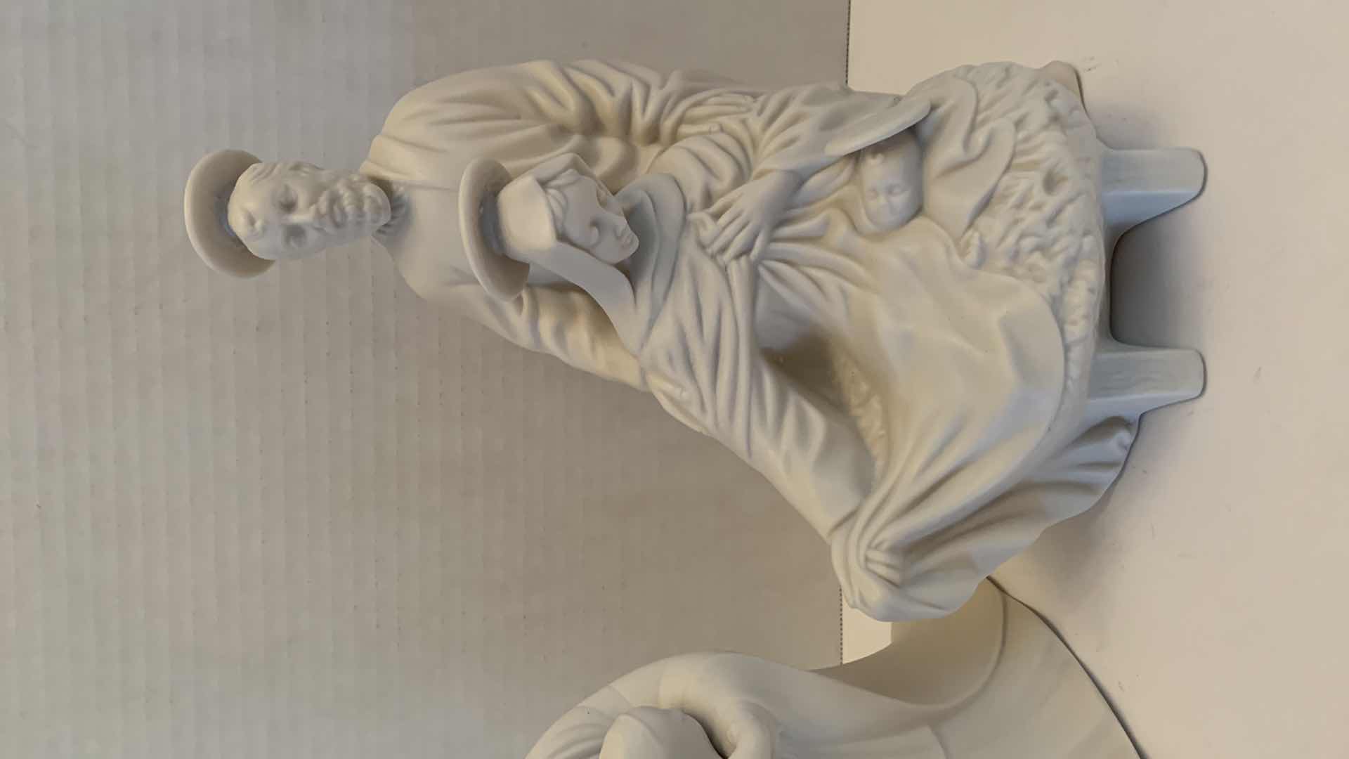 Photo 1 of PAIR OF RELIGIOUS STATUES TALLEST IS 10”