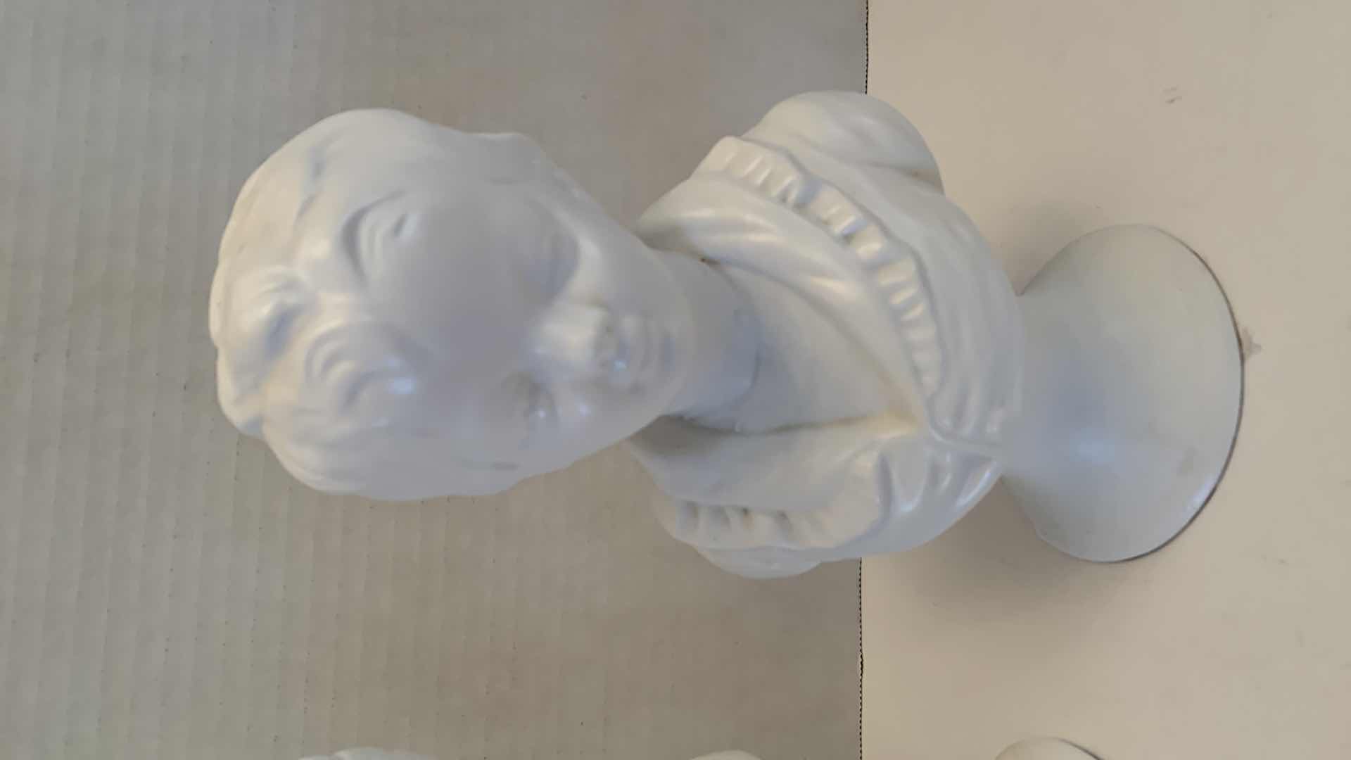 Photo 1 of PAIR OF PLASTER BUSTS 10” TALL