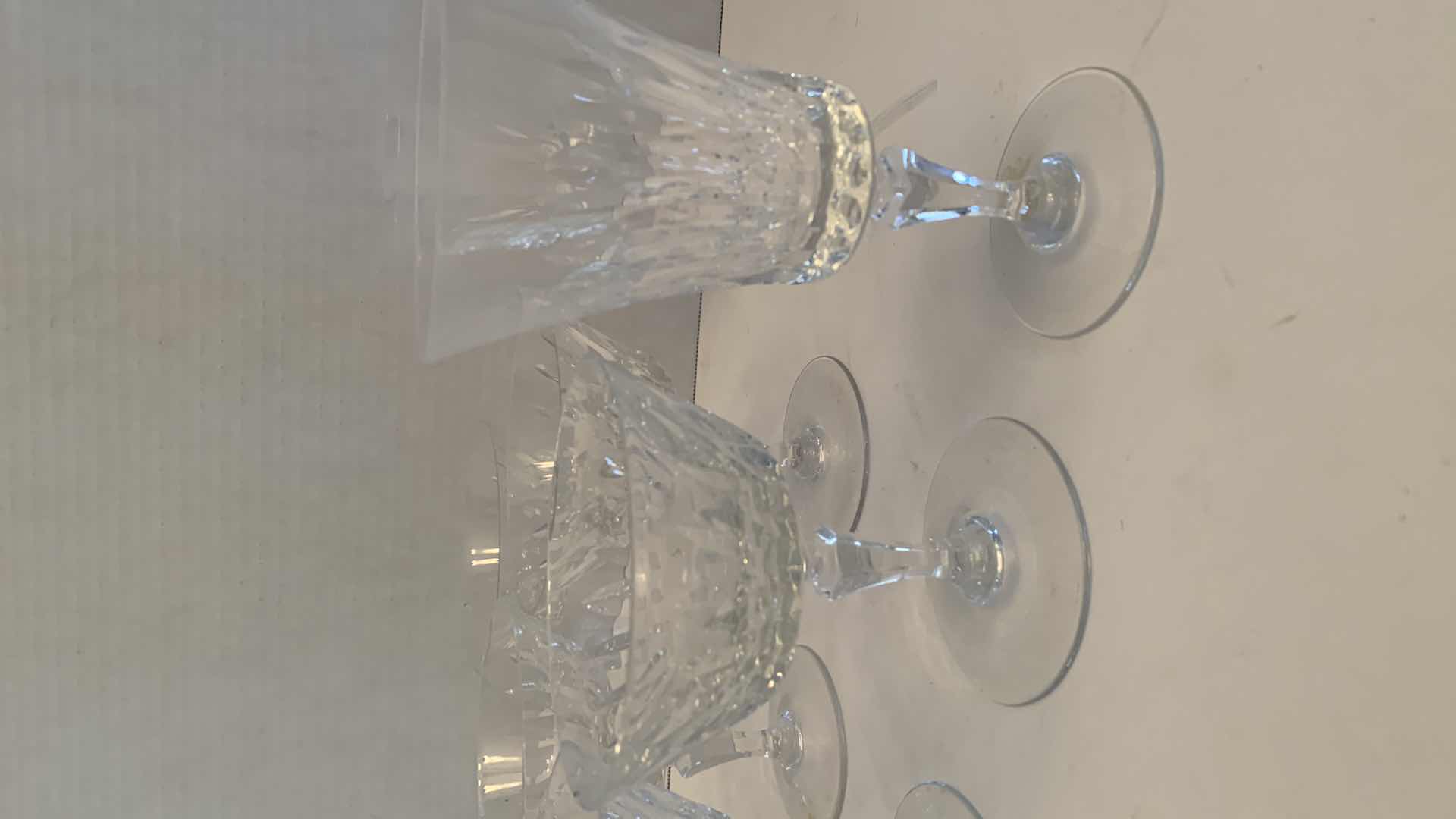 Photo 1 of 10PCS- CRYSTAL STEMWARE