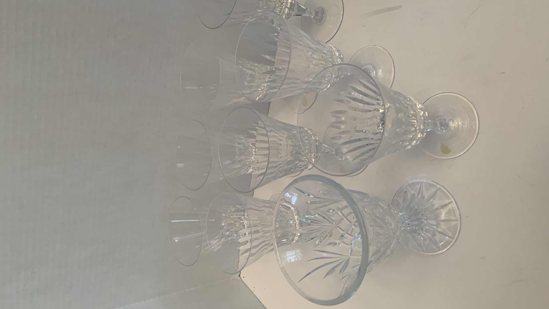 Photo 1 of 9PCS- CRYSTAL STEMWARE