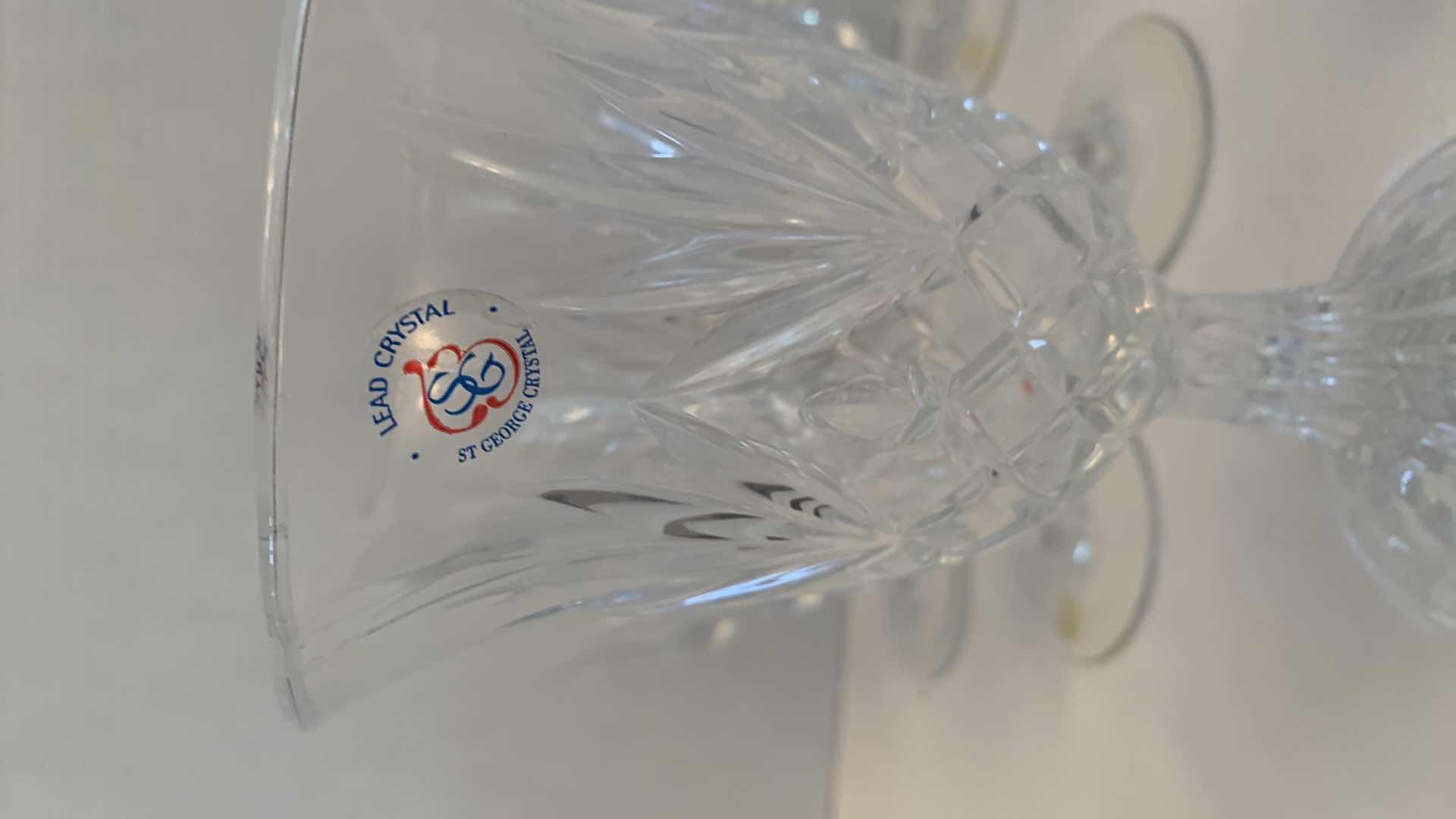 Photo 1 of 9PCS- CRYSTAL STEMWARE