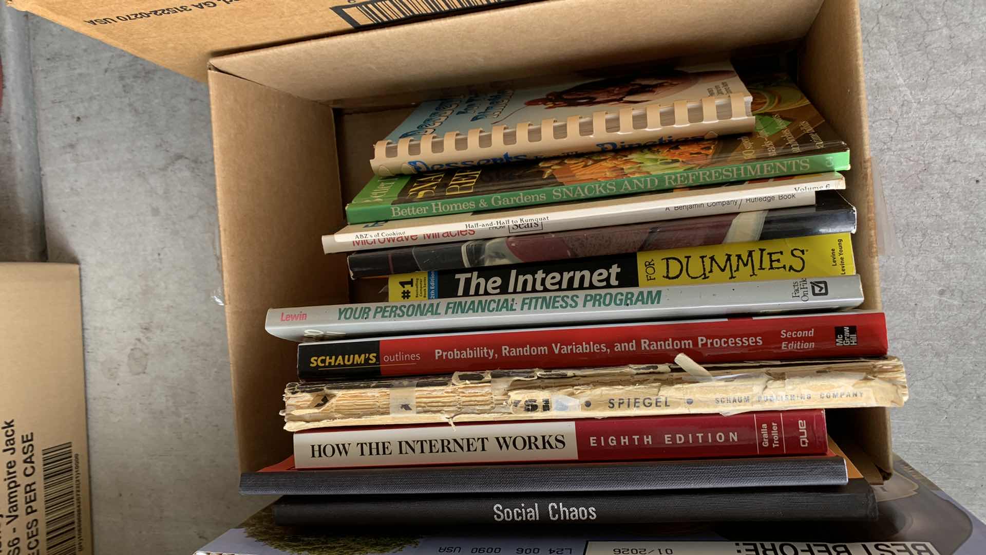 Photo 1 of 4 BOXES- PAPERBACK BOOKS-VARIOUS TITLE/AUTHORS