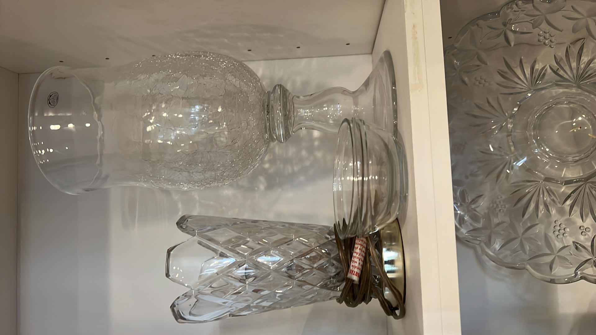 Photo 1 of CONTENTS OF KITCHEN CABINET-GLASSWARE