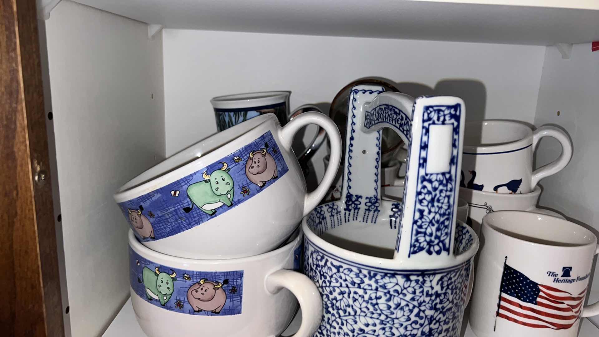 Photo 7 of CONTENTS OF 2 KITCHEN CABINETS-MISC KITCHEN DISHES, VASES