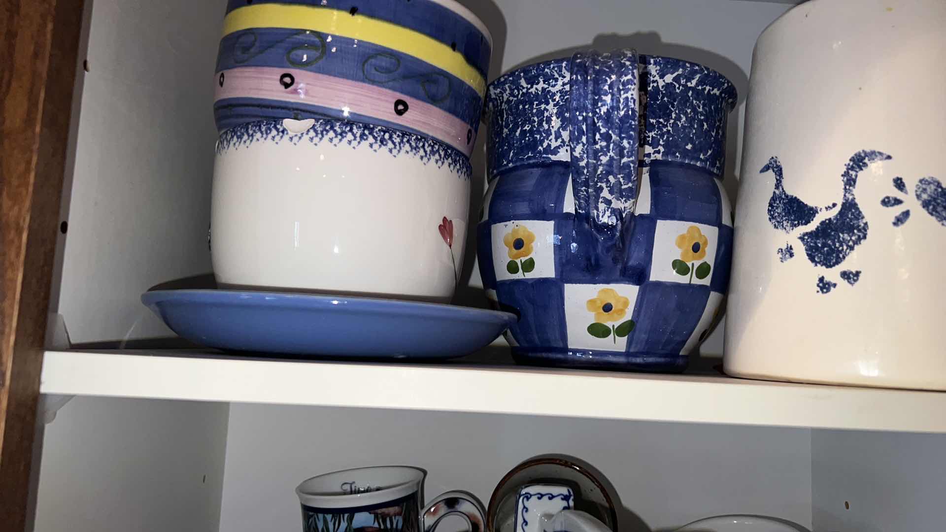 Photo 6 of CONTENTS OF 2 KITCHEN CABINETS-MISC KITCHEN DISHES, VASES