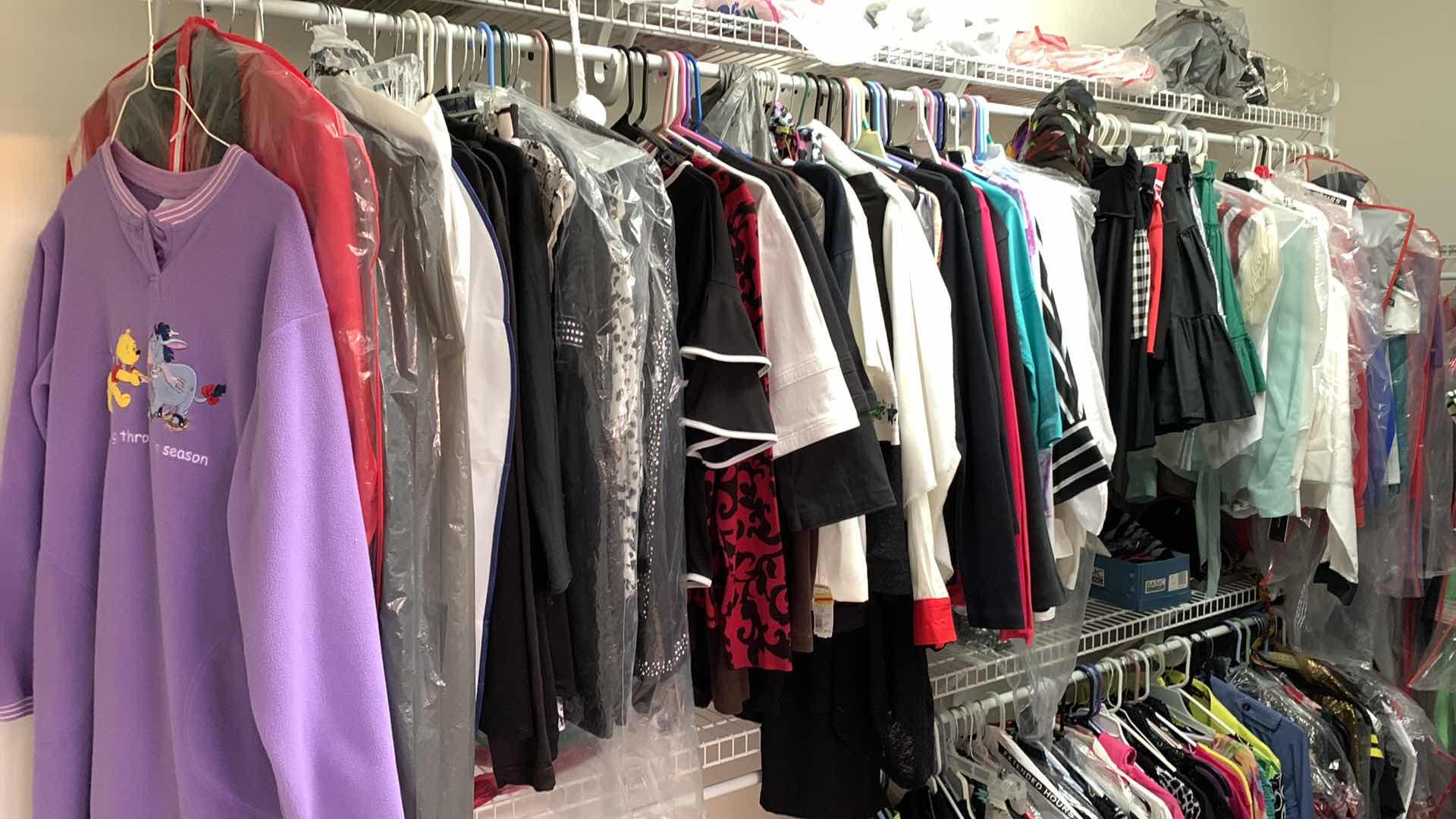 Photo 1 of CONTENTS OF CLOSET SIZE MEDIUM CLOTHING