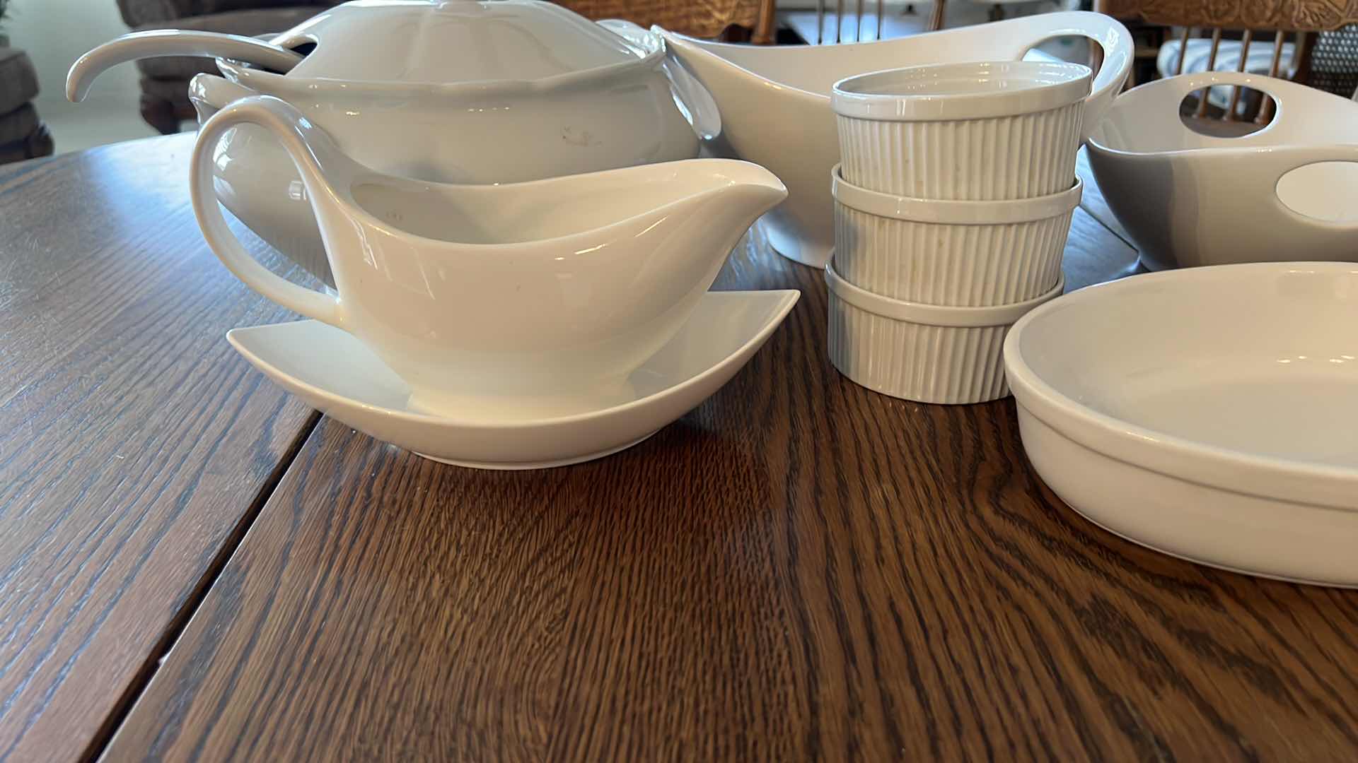 Photo 1 of WHITE CERAMIC SERVEWARE