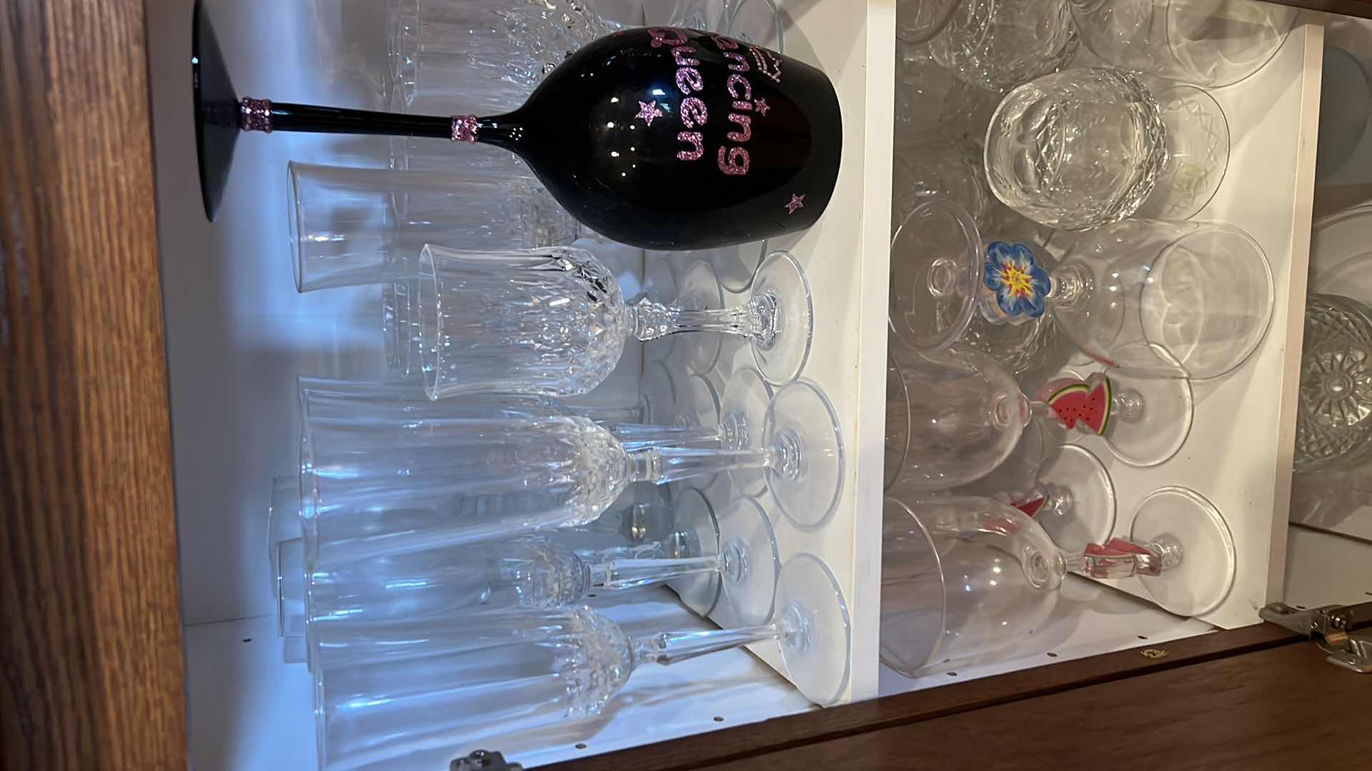 Photo 1 of CONTENTS OF KITCHEN CABINET -GLASSES