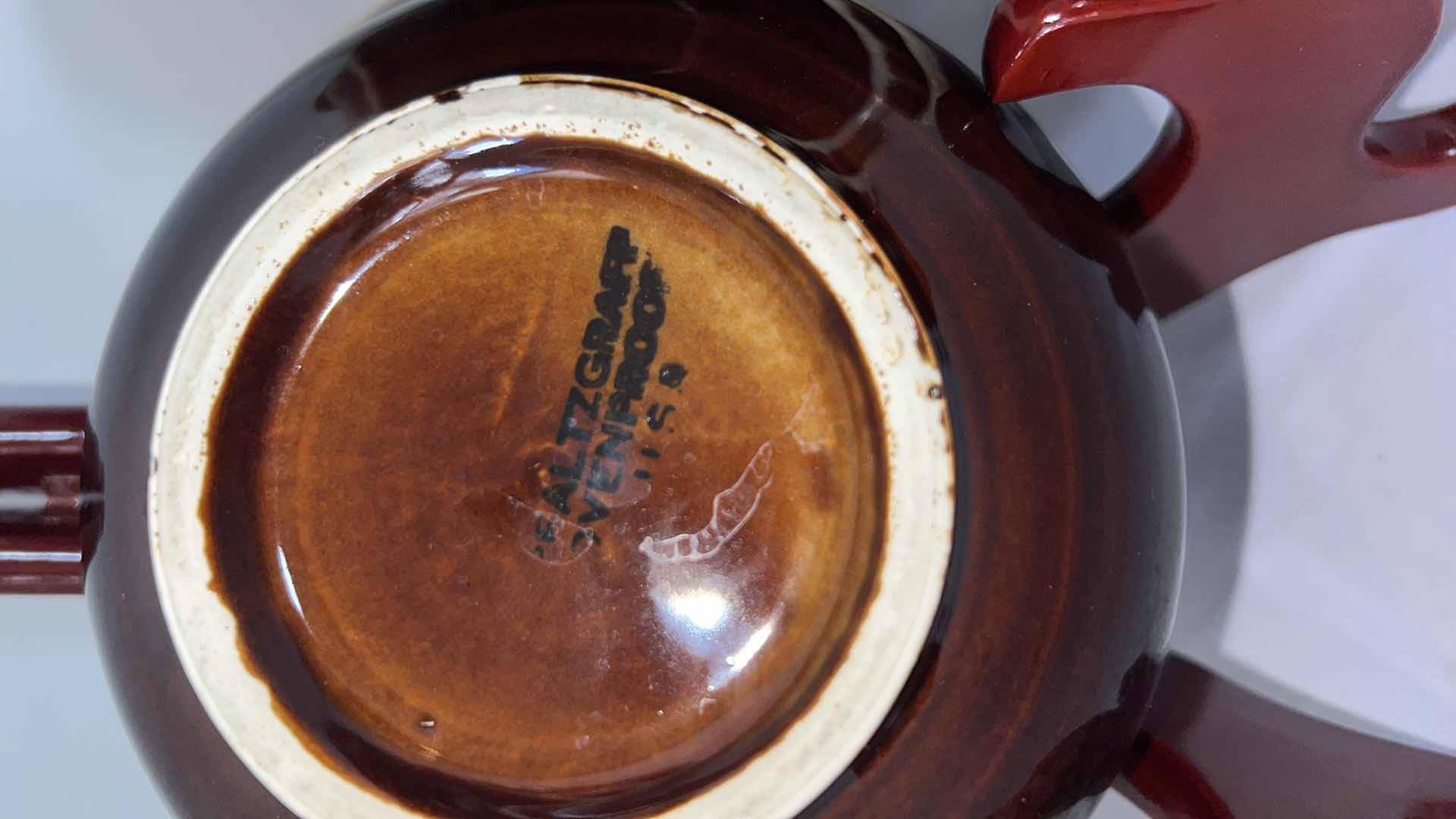 Photo 1 of 8-VINTAGE PFALTZGRAFF GOURMET BROWN DRIP GLAZE 5 1/2" SOUP BOWLS