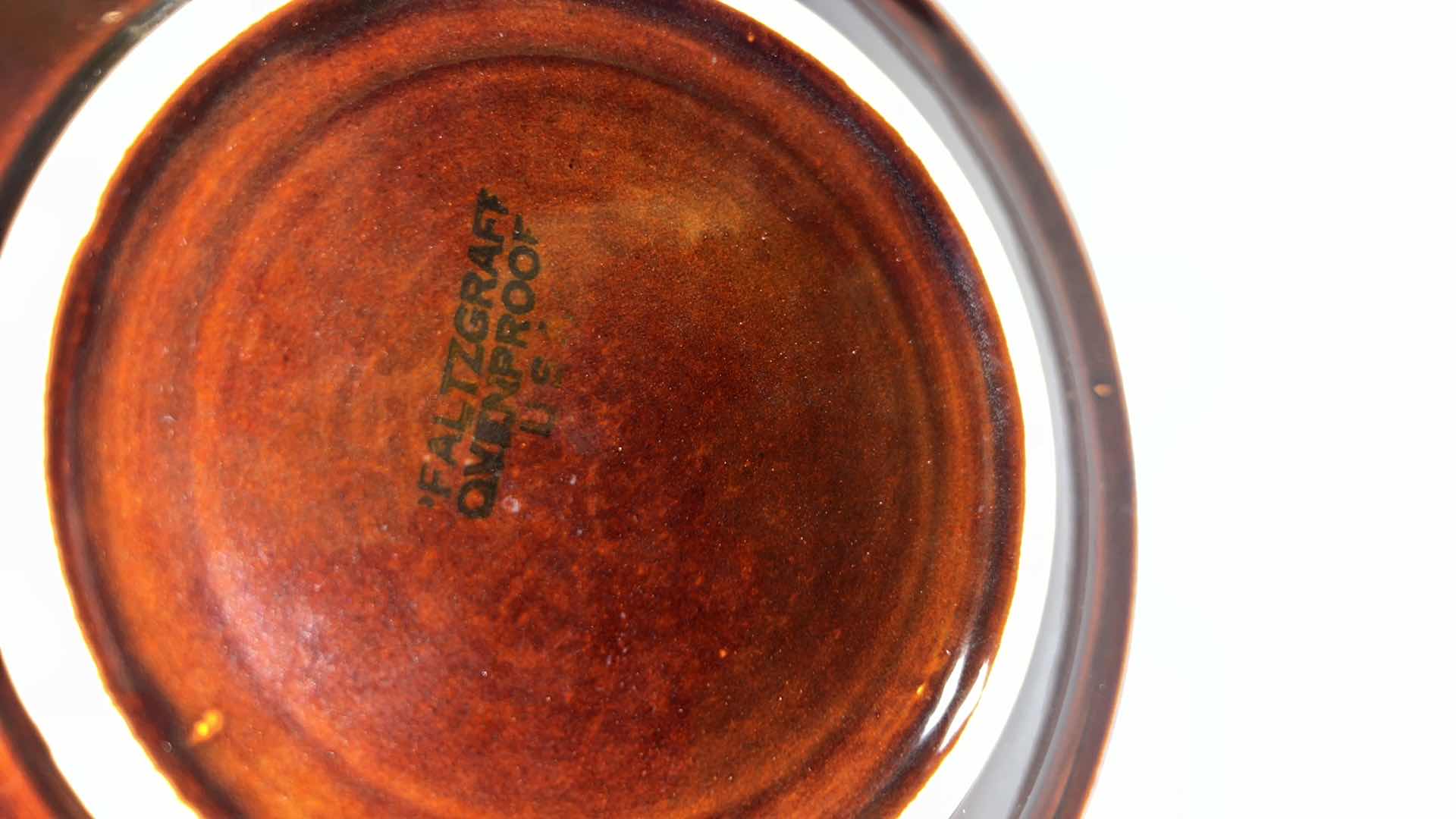 Photo 1 of 18 PCS-VINTAGE GOURMET BROWN DRIP STONEWARE 4 1/2" SMALL BOWLS W SAUCERS