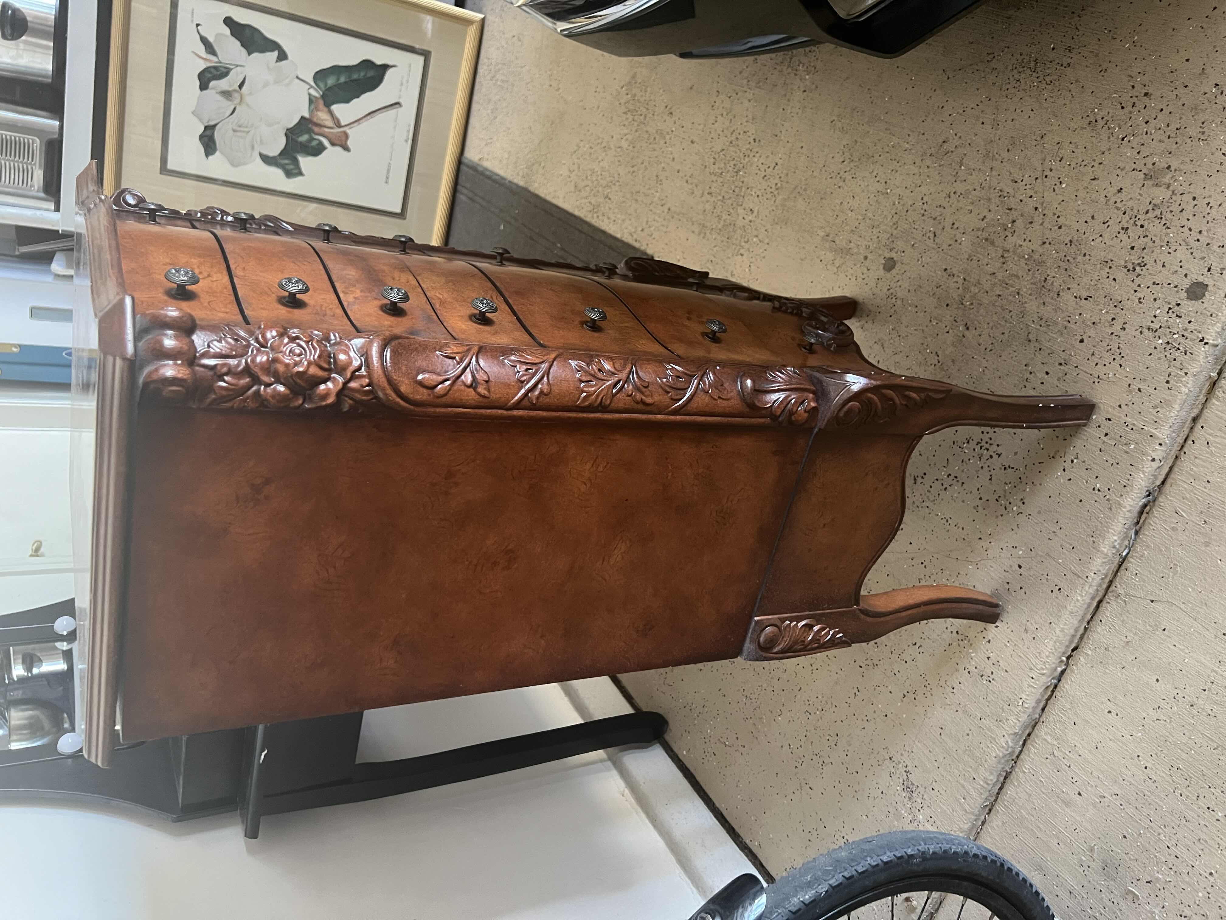 Photo 1 of MAHOGANY JEWELRY CABINET