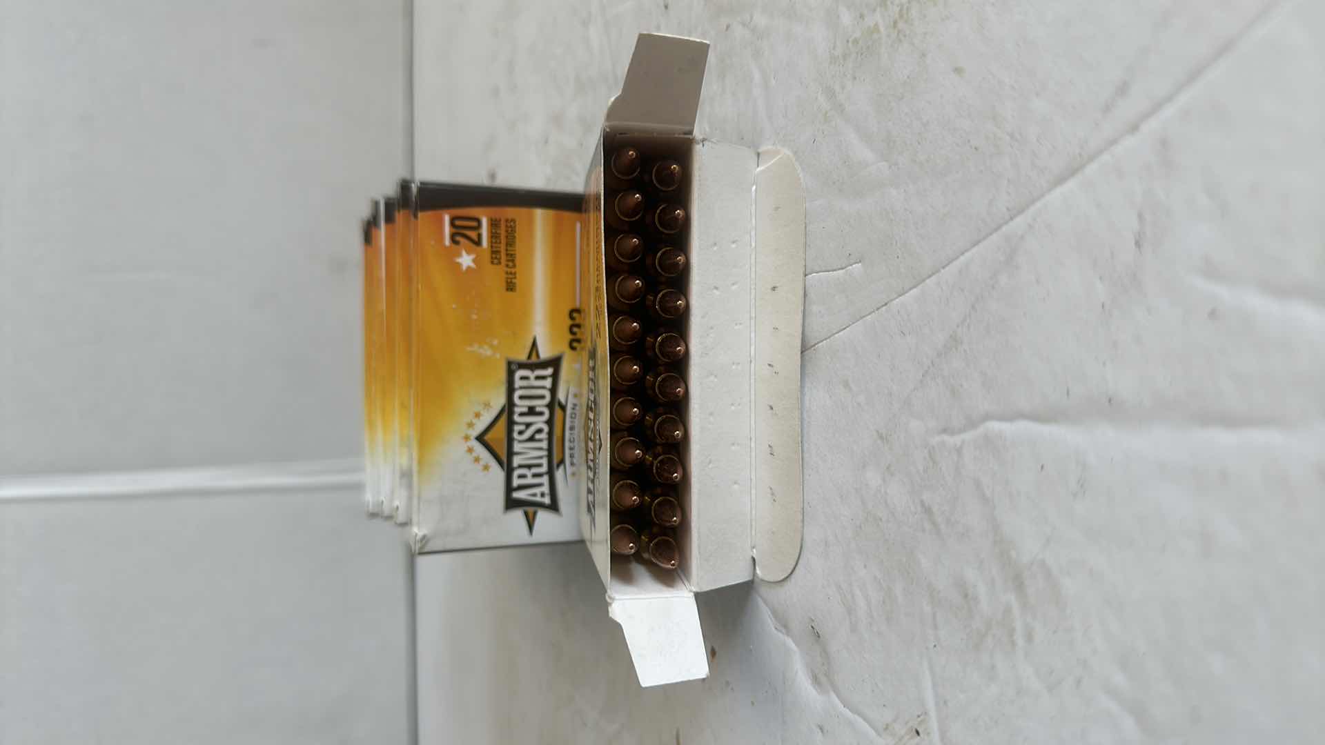 Photo 1 of 5 BOXES-ARMSCOR 223 REMINGTON RIFLE CARTRIDGES