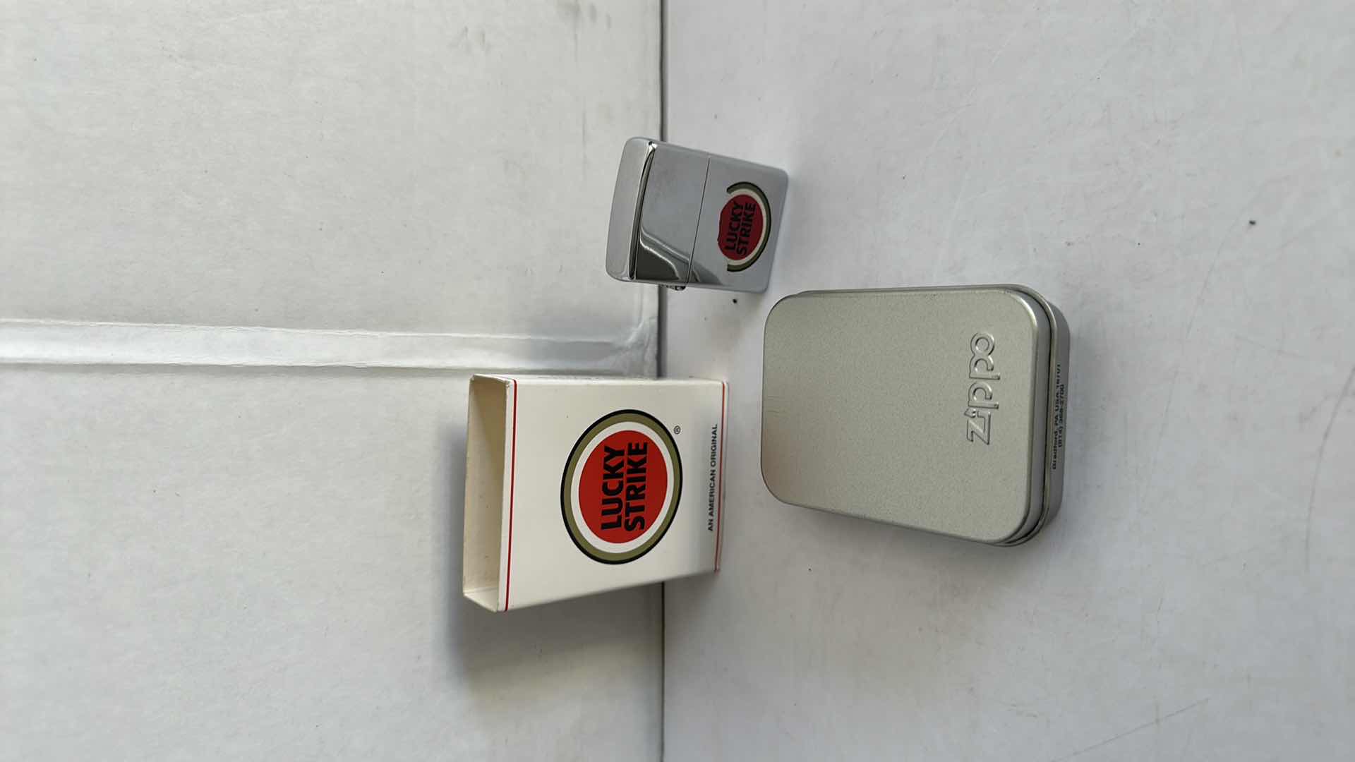 Photo 1 of 2-VINTAGE LUCKY STRIKE LIGHTERS