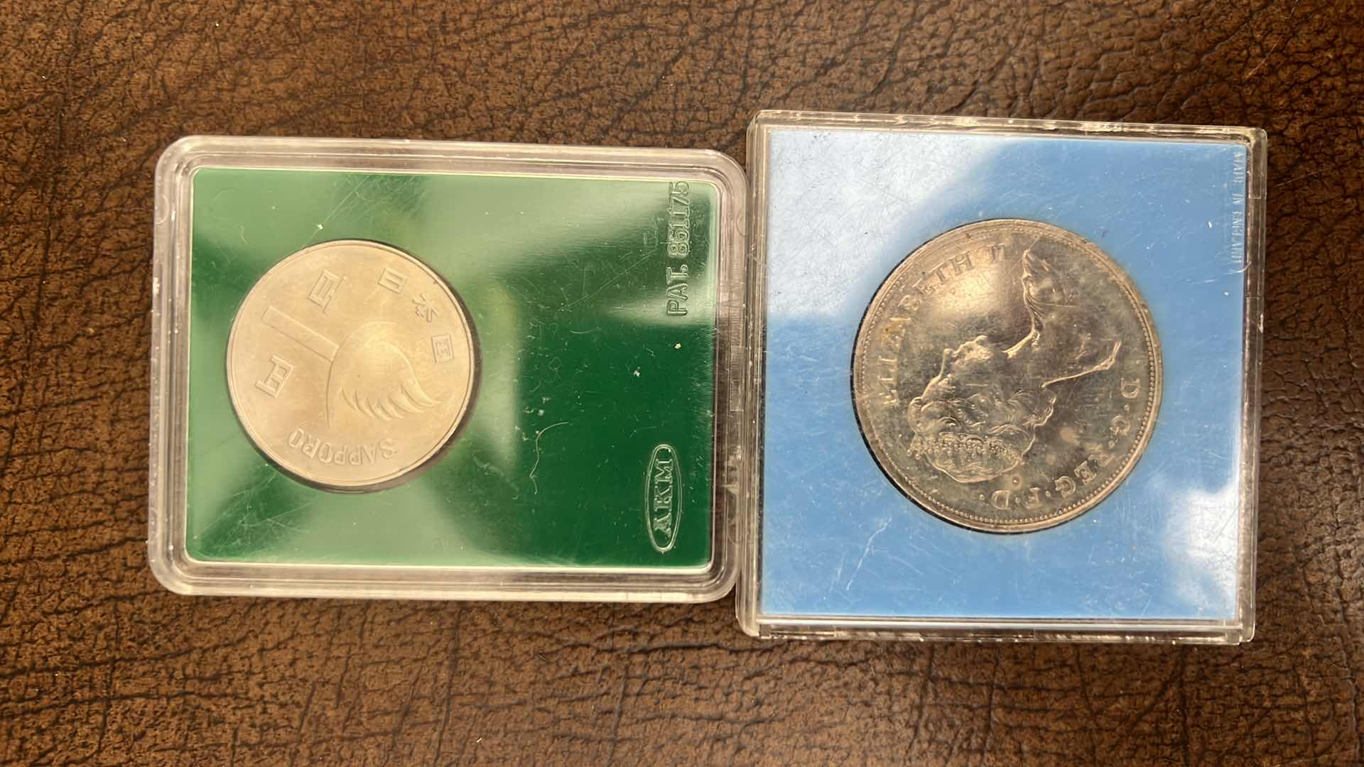 Photo 1 of 2-COLLECTORS COINS (1972 OLYMPIC JAPAN, HER MAJESTY 80th BIRTHDAY)