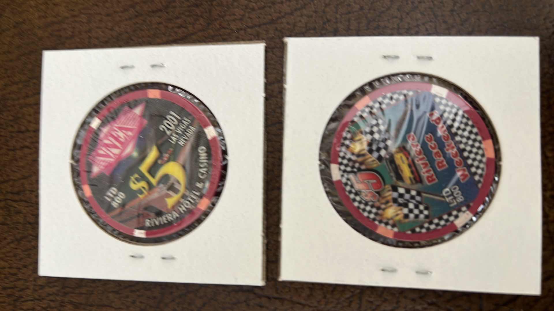 Photo 1 of 2-2000's NEW RARE RIVIERA EVENTS CASINO CHIPS