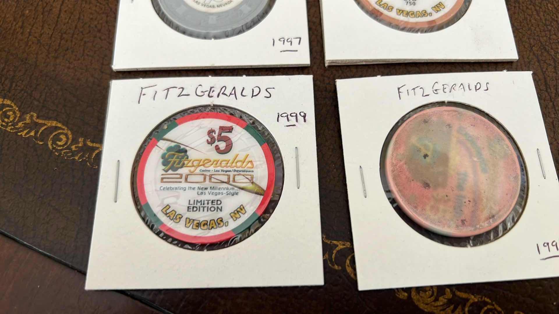 Photo 1 of 7-COLLECTIBLE 1900's RARE CASINO CHIPS