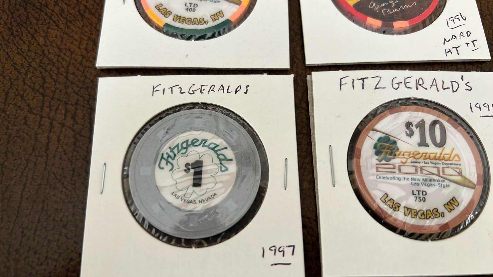 Photo 1 of 7-COLLECTIBLE 1900's RARE CASINO CHIPS