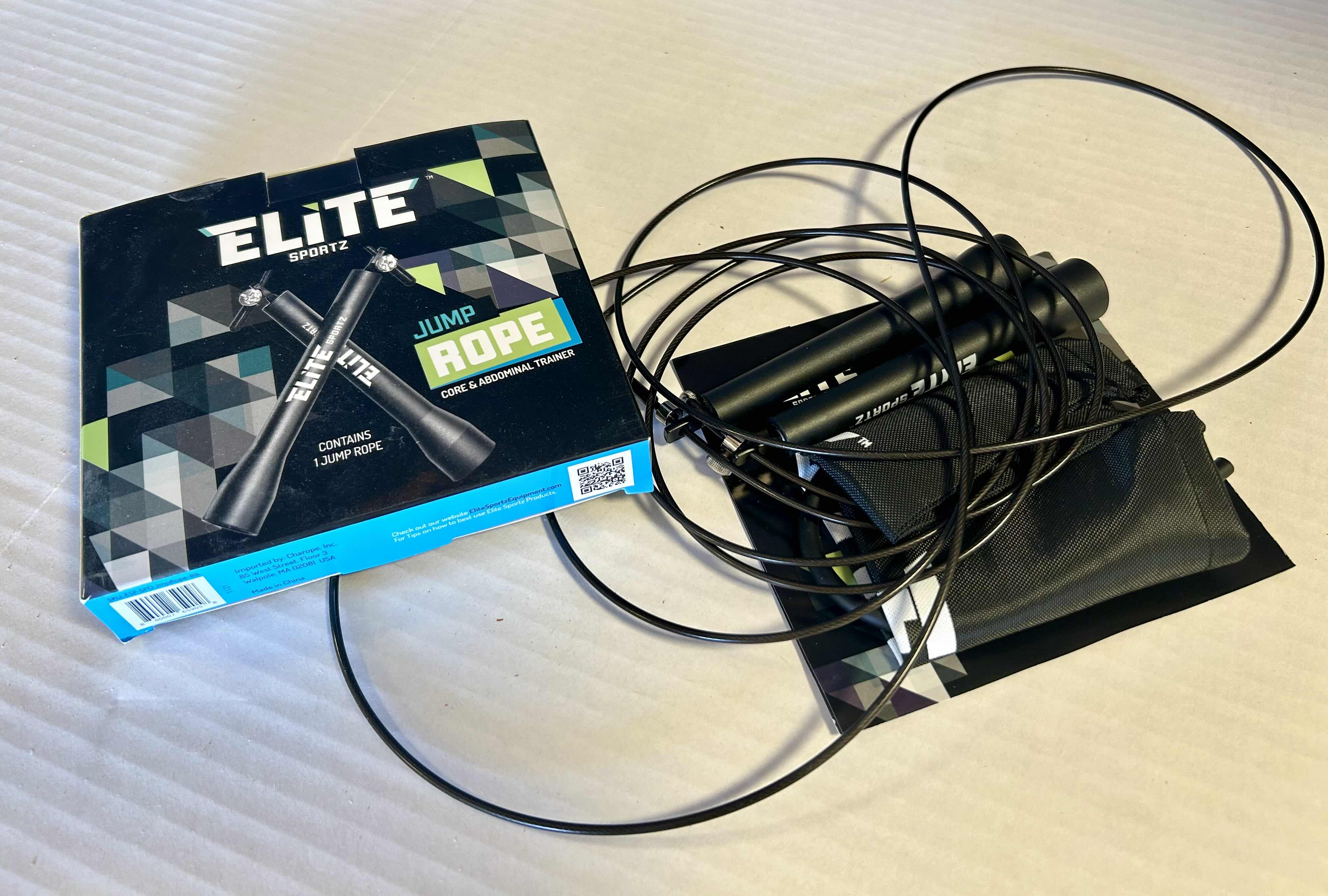 Photo 1 of BRAND NEW ELITE SPROTZ PRO AEROBIC TRAINING WIRE JUMP ROPE.