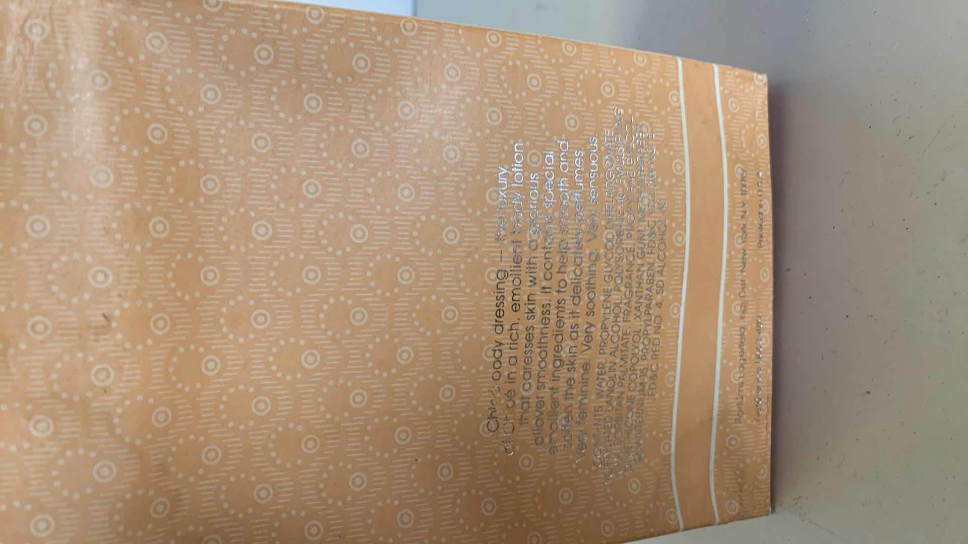 Photo 1 of 8 OZ CHLOE KARL LAGERFELD PARFUM SATINE BODY LOTION