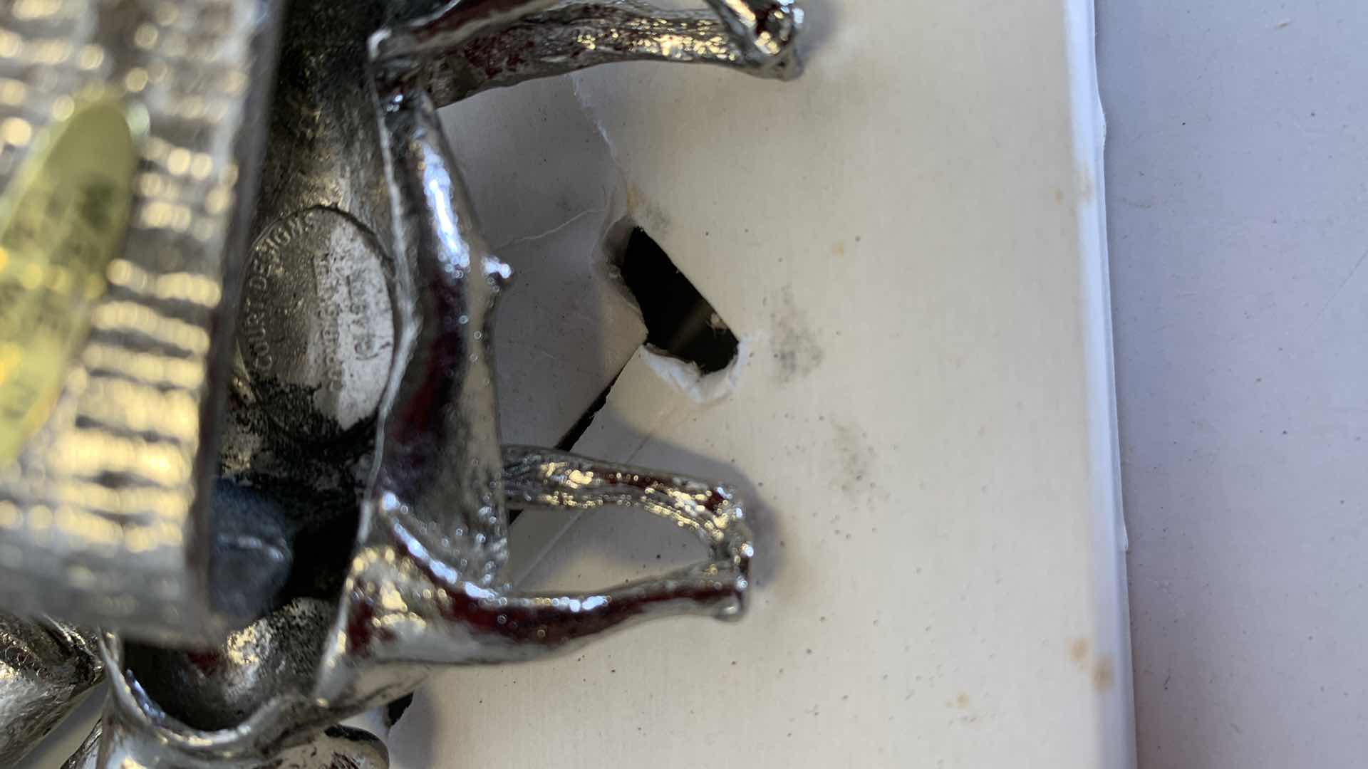 Photo 1 of 4-VINTAGE ARTHUR COURT LONG HORN STEER NAPKIN RINGS & WESTERN TILE