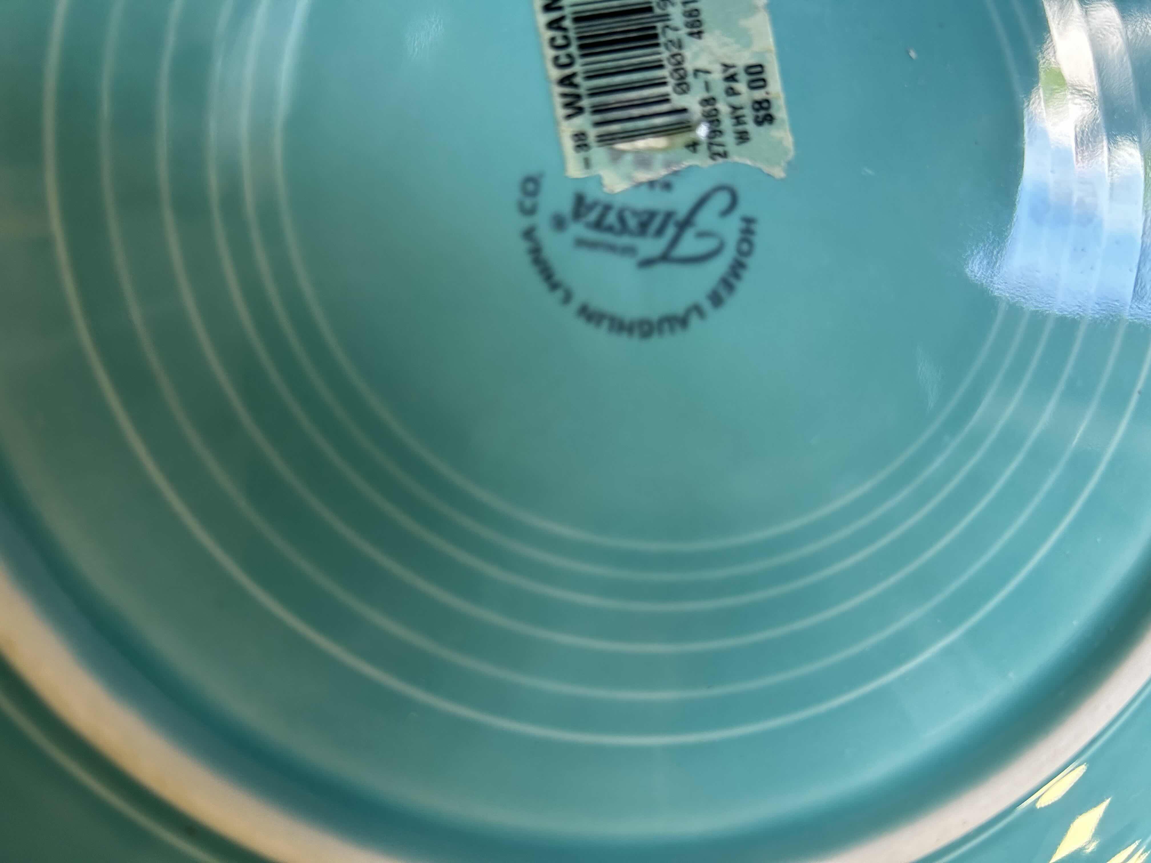 Photo 1 of FIESTA TURQUOISE DINNER PLATE