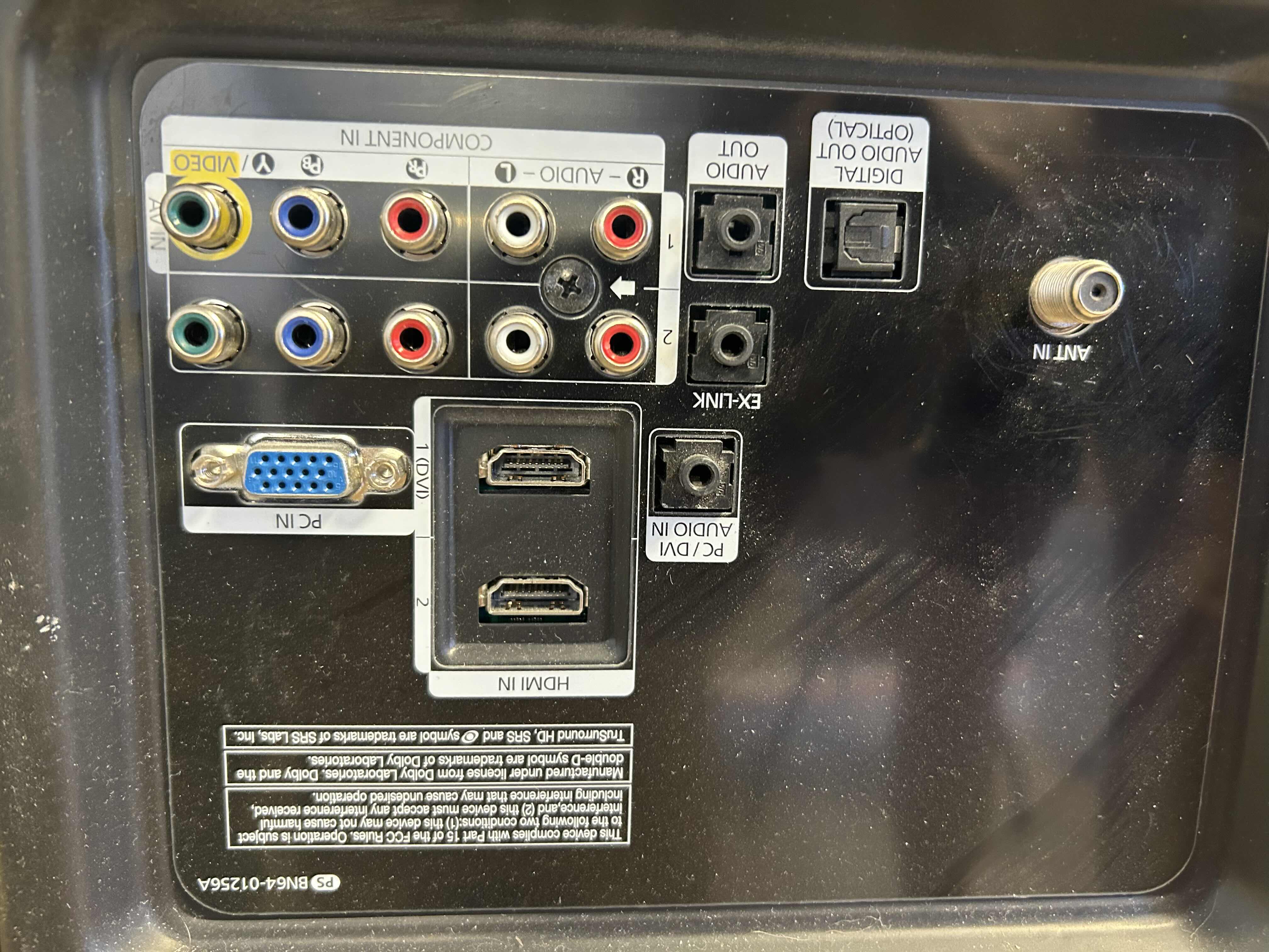 Photo 1 of 50” SAMSUNG PLASMA TELEVISION WITH DETACHED STAND AND REMOTE