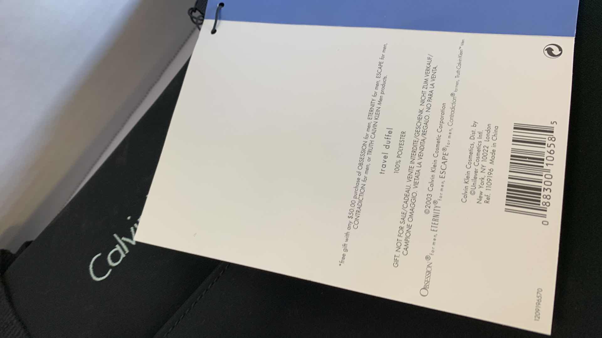 Photo 1 of CALVIN KLEIN TRAVEL BAG 20” WIDE