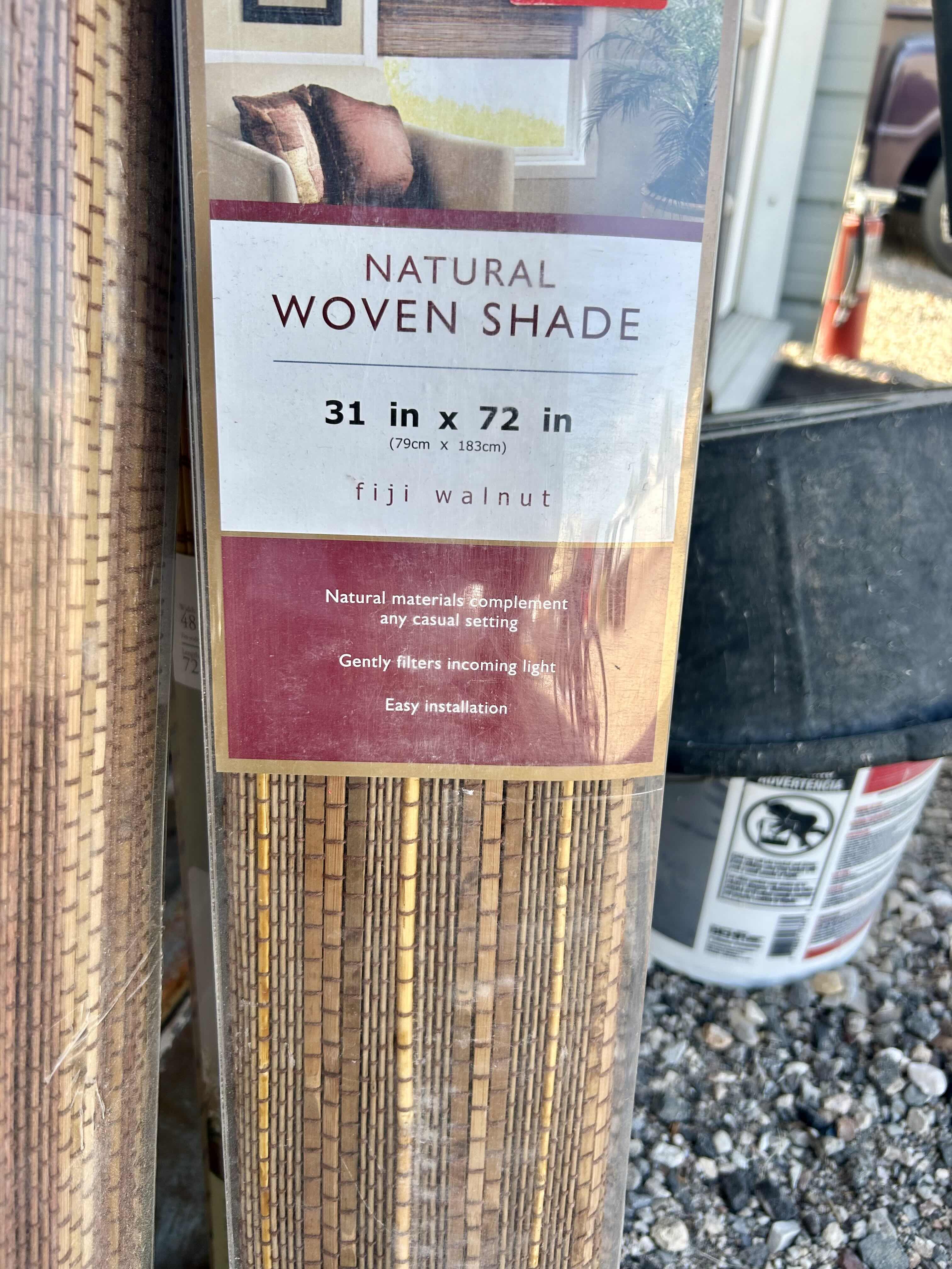 Photo 1 of 3 NIB NATURAL WOVEN SHADES OF VARIOUS SIZES