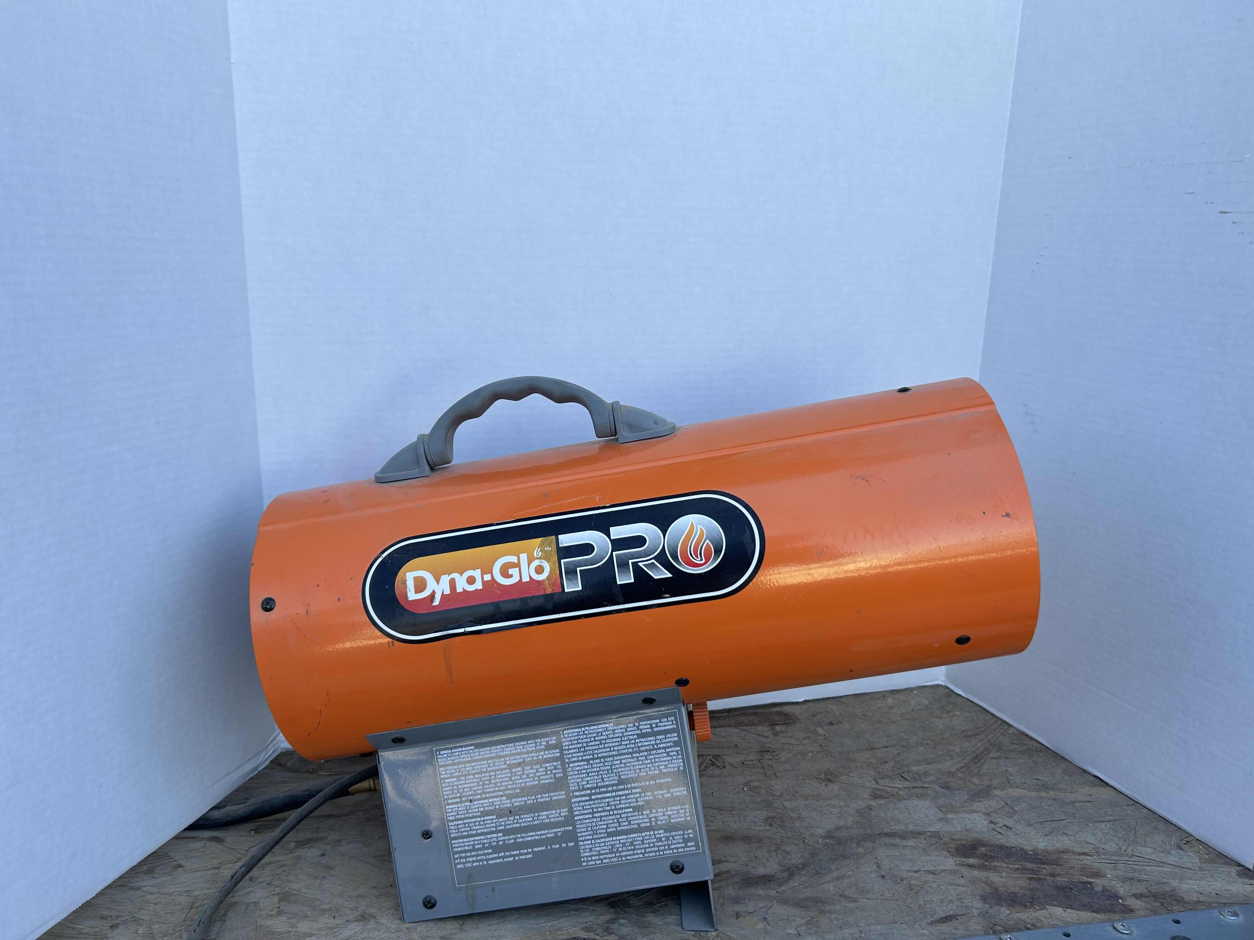 Photo 1 of DYNA-GLO PRO FORCED AIR HEATER