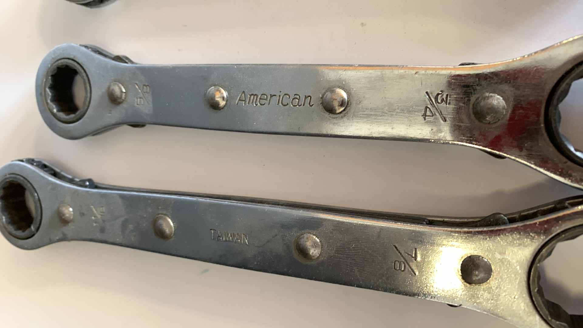 Photo 1 of 7 PIECE- VINTAGE OXWALL STANDARD CLOSED END RATCHET SET. 