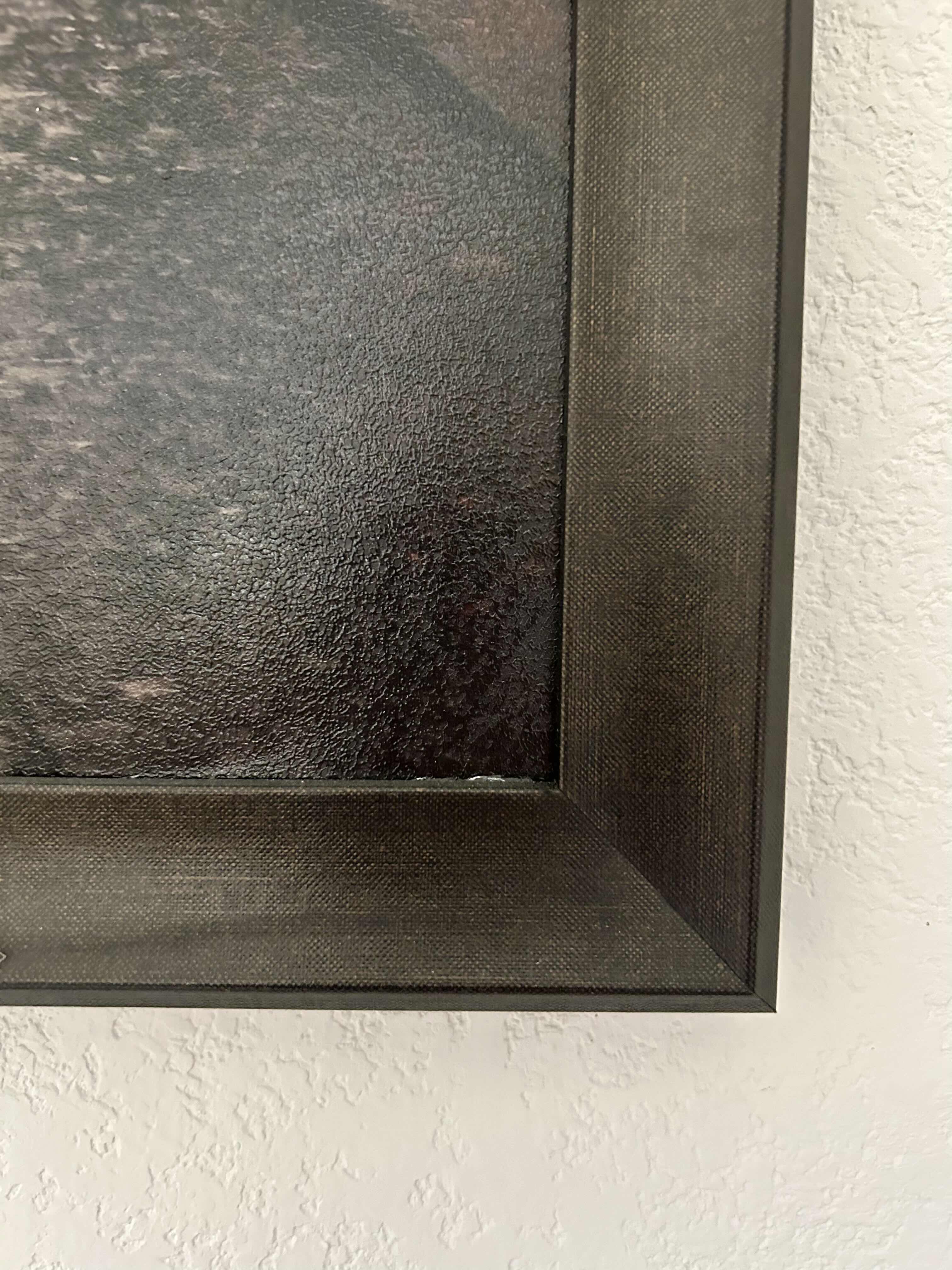 Photo 1 of FRAMED “RED UMBRELLA” ARTWORK 27” X 38” 