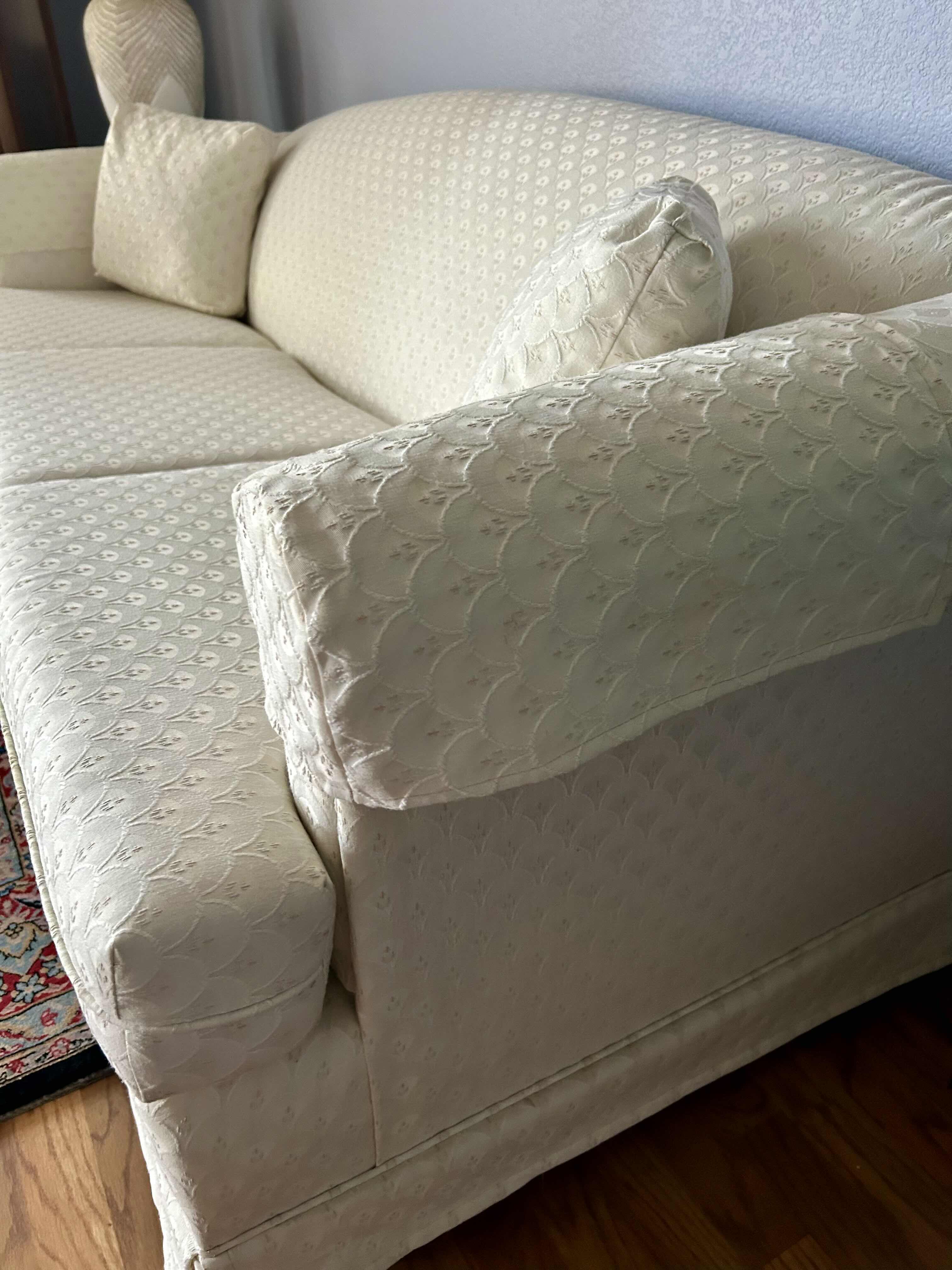 Photo 1 of 6' WALKER OFF WHITE UPHOLSTERED SOFA 