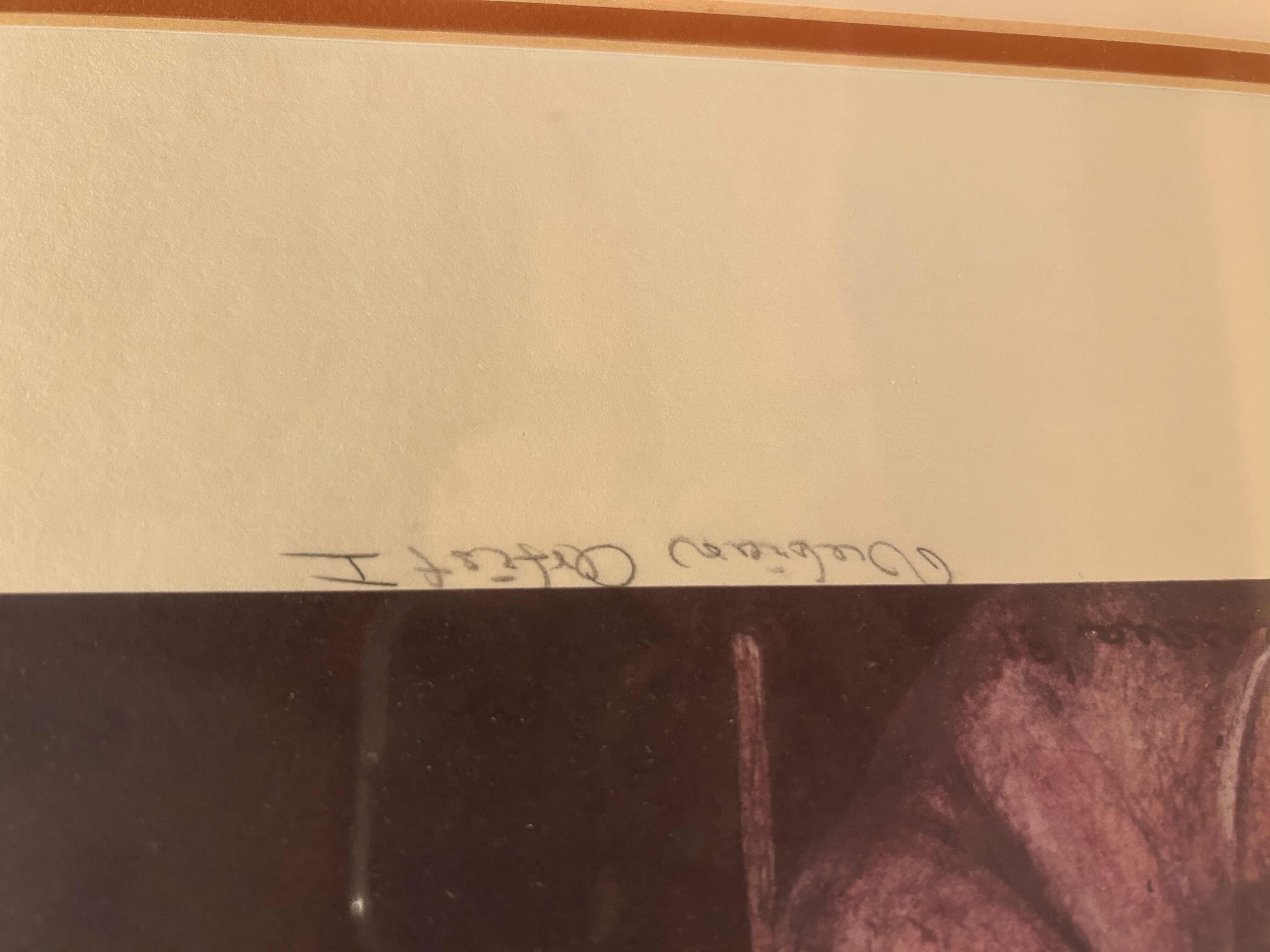 Photo 1 of FRAMED "MASK" ORIGINAL PASTEL NUMBERED & SIGNED ARTWORK 29” X 36”

STAND NOT INCLUDED