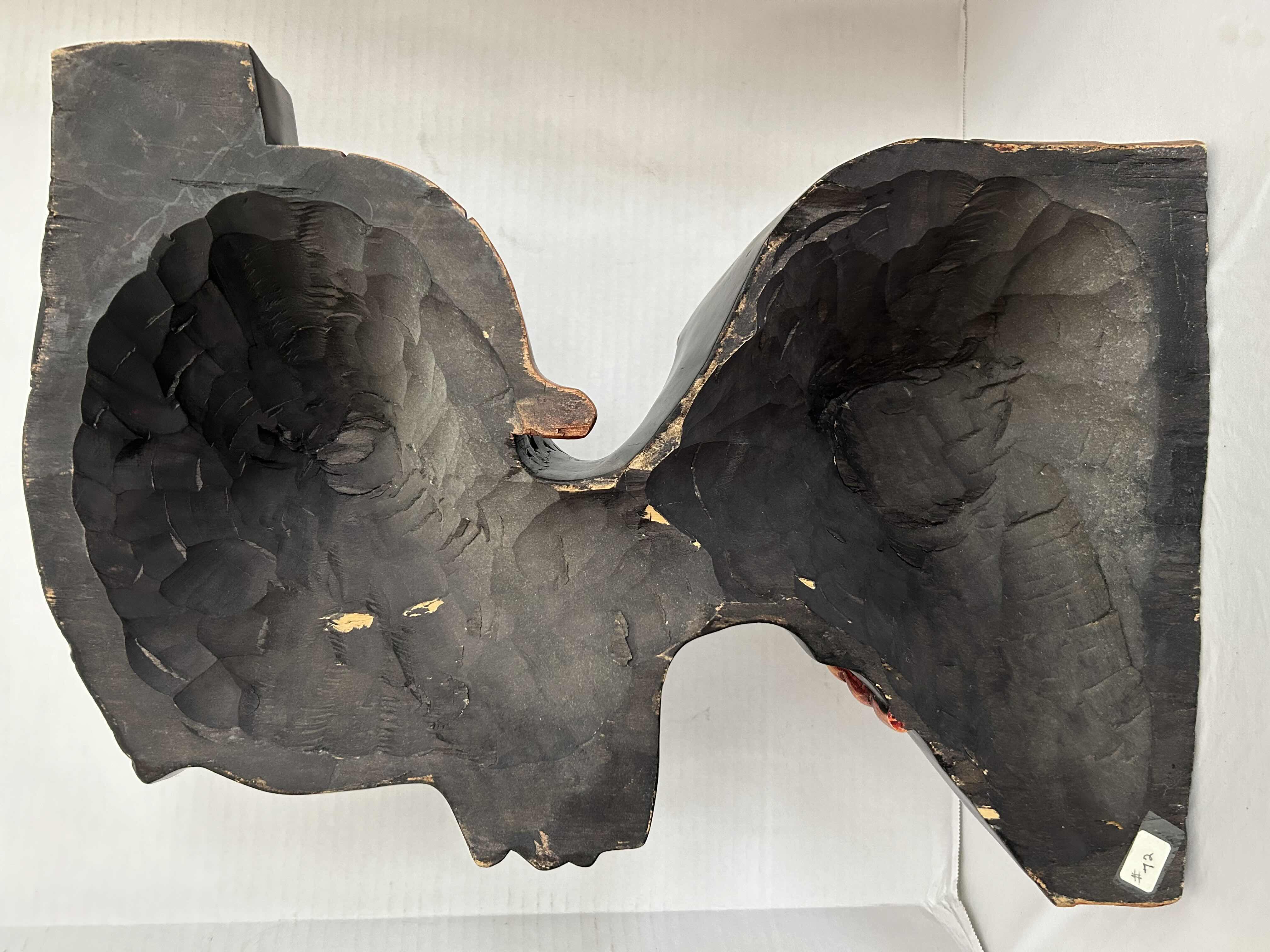 Photo 1 of AFRICAN WOOD CARVED BUST H20”