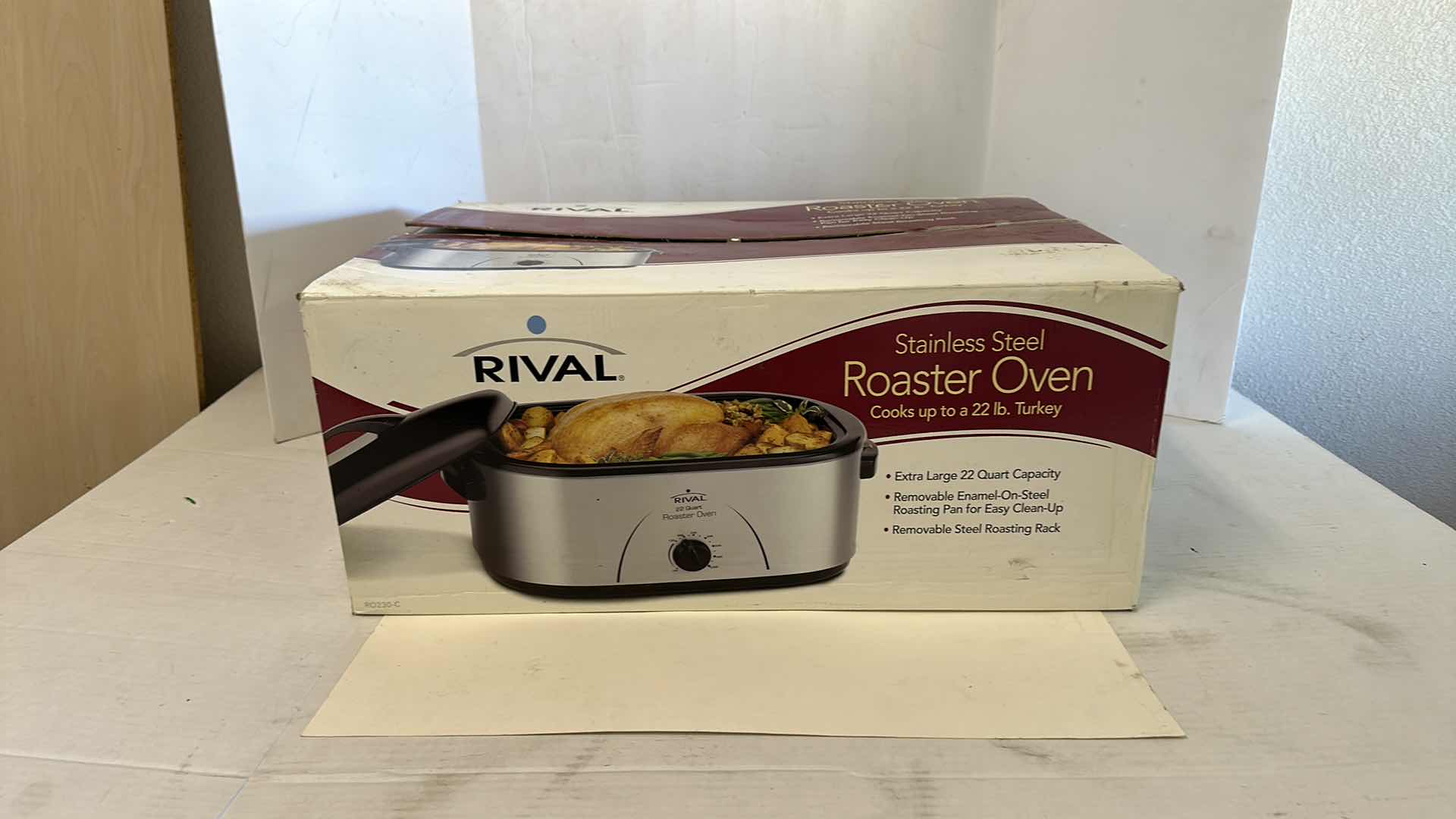 Photo 1 of NIB RIVAL STAINLESS ROASTER OVEN