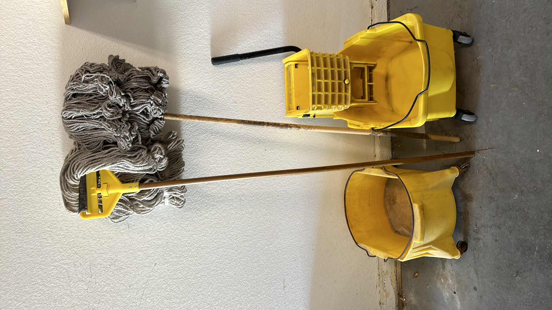 Photo 1 of 2 MOP BUCKETS AND MOPS