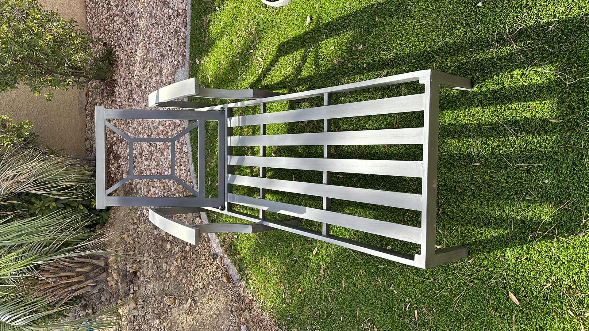 Photo 1 of METAL LOUNGE CHAIR, SWIVEL ARM CHAIR