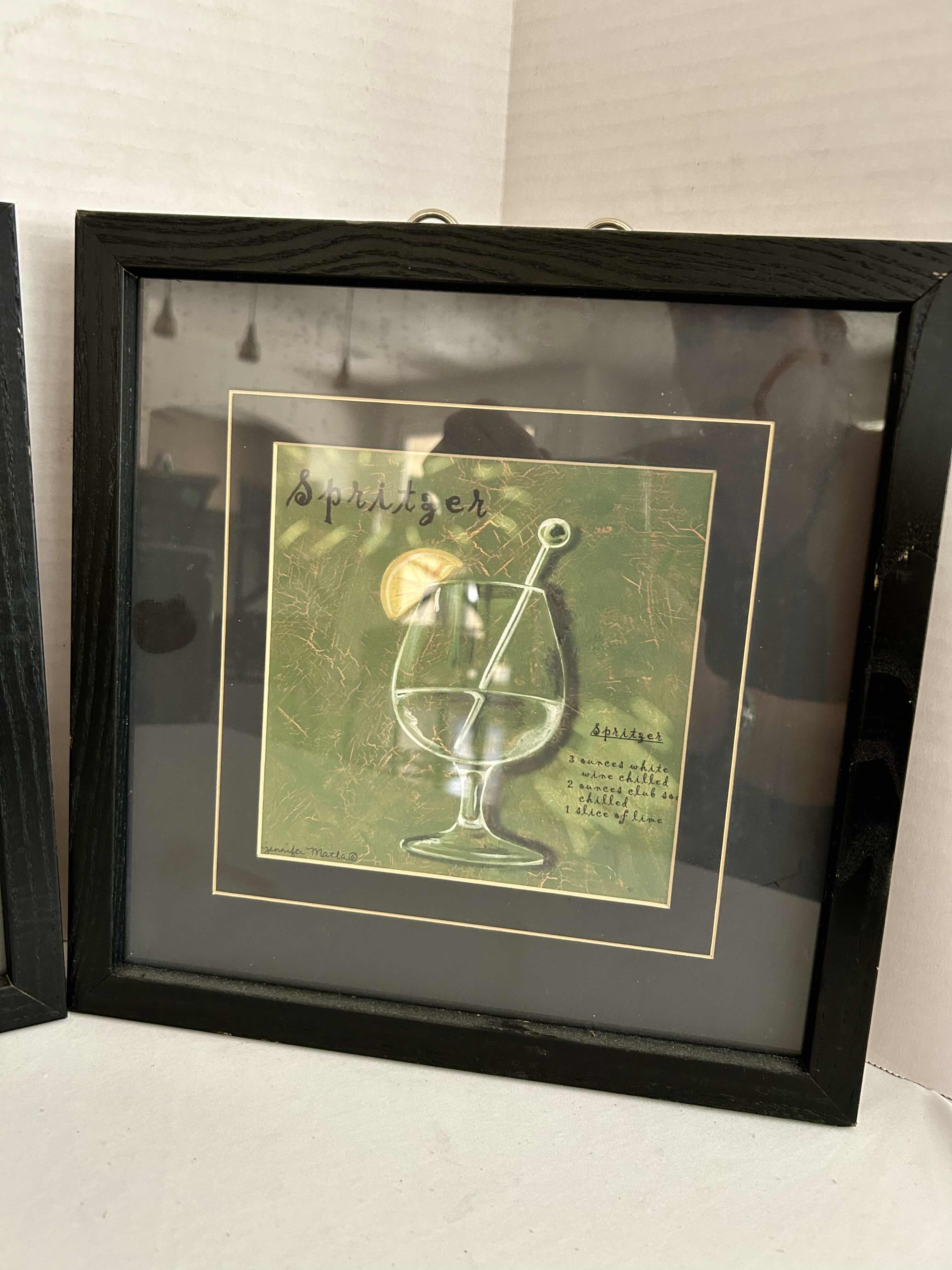 Photo 1 of 3 BAR THEMED ARTWORK WALLHANGINGS 
11” X 11”