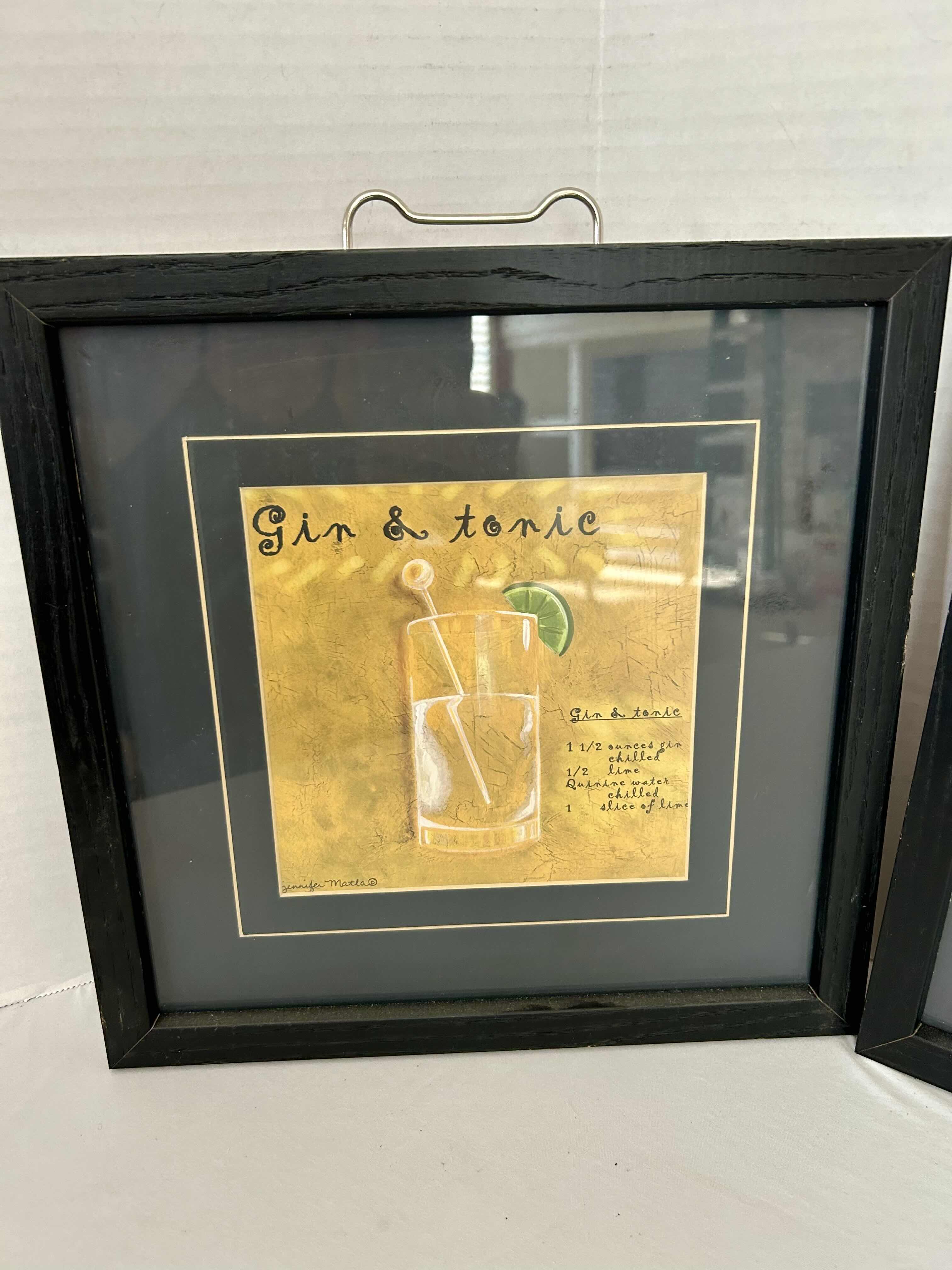 Photo 1 of 3 BAR THEMED ARTWORK WALLHANGINGS 
11” X 11”