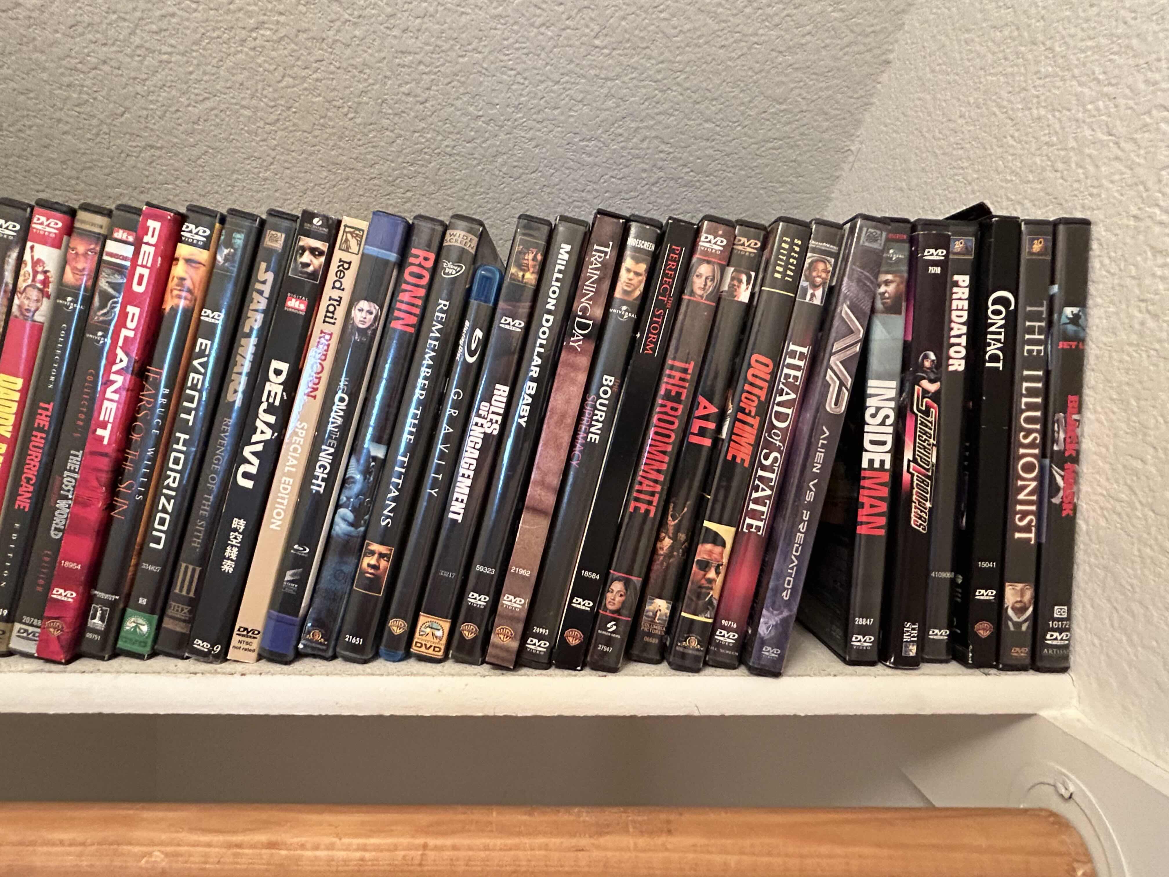 Photo 1 of CONTENTS OF SHELF-DVD'S (VARIOUS TITLES & ARTIST)