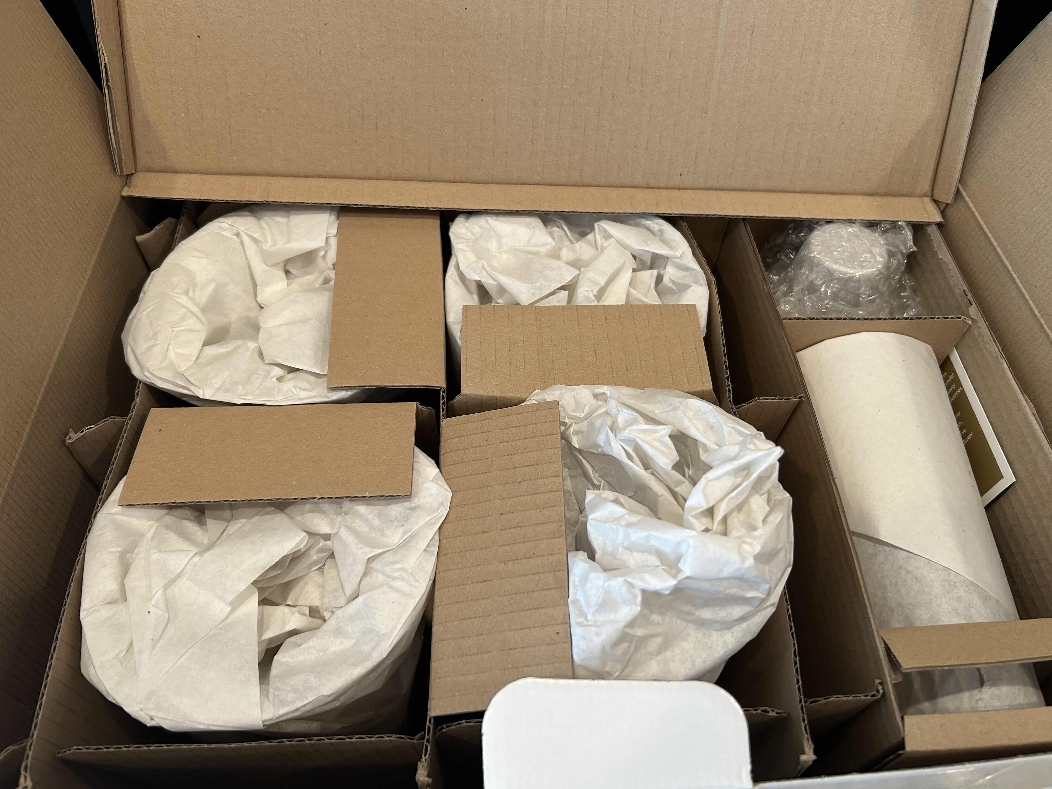 Photo 1 of NIB SHANNON CRYSTAL SOUTH BEACH 5  PIECE MARTINI SET IN PALM DESIGN
