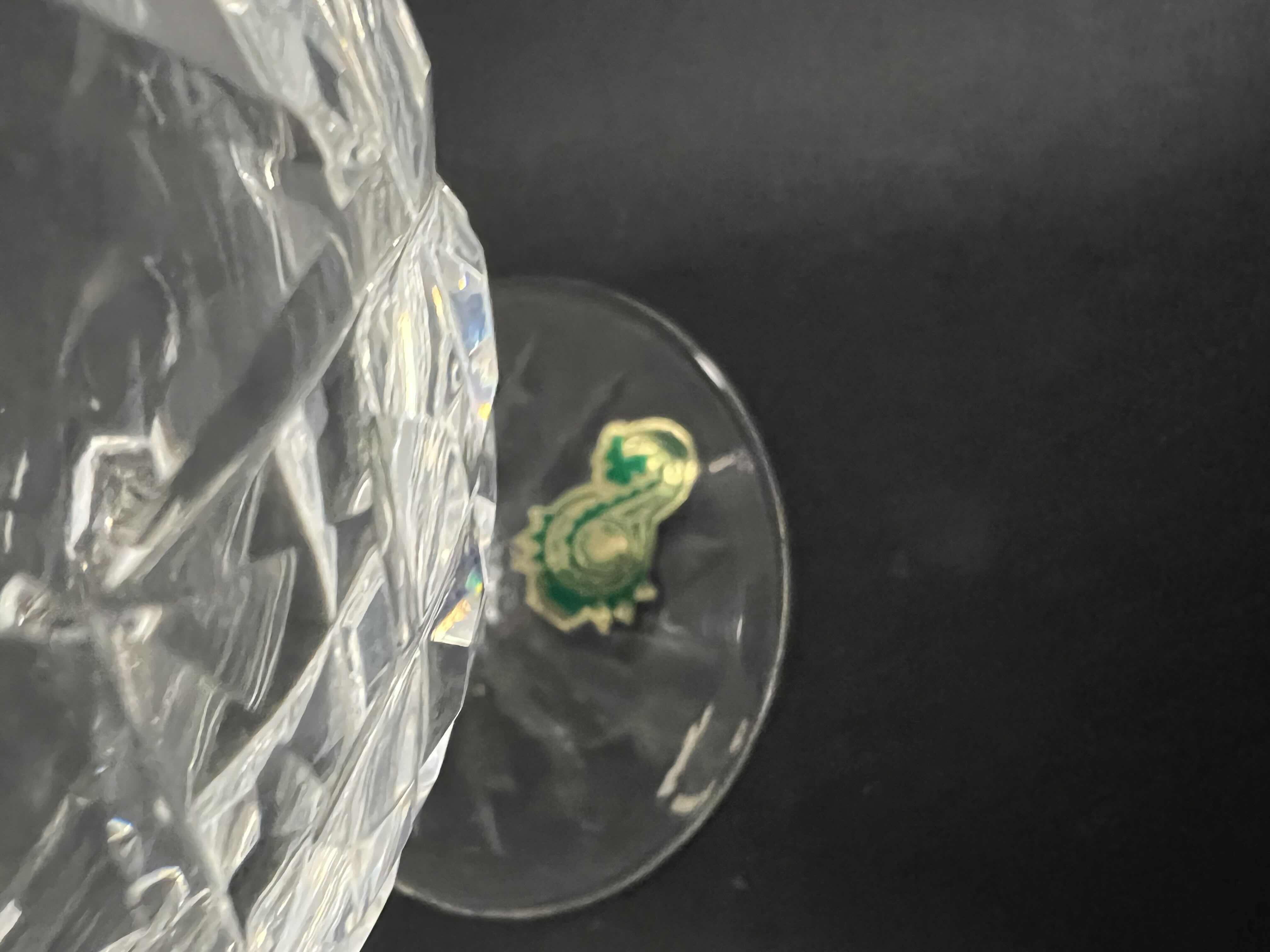 Photo 1 of 4- VINTAGE WATERFORD LISMORE CRYSTAL BRANDY SNIFTER. 5.5"H