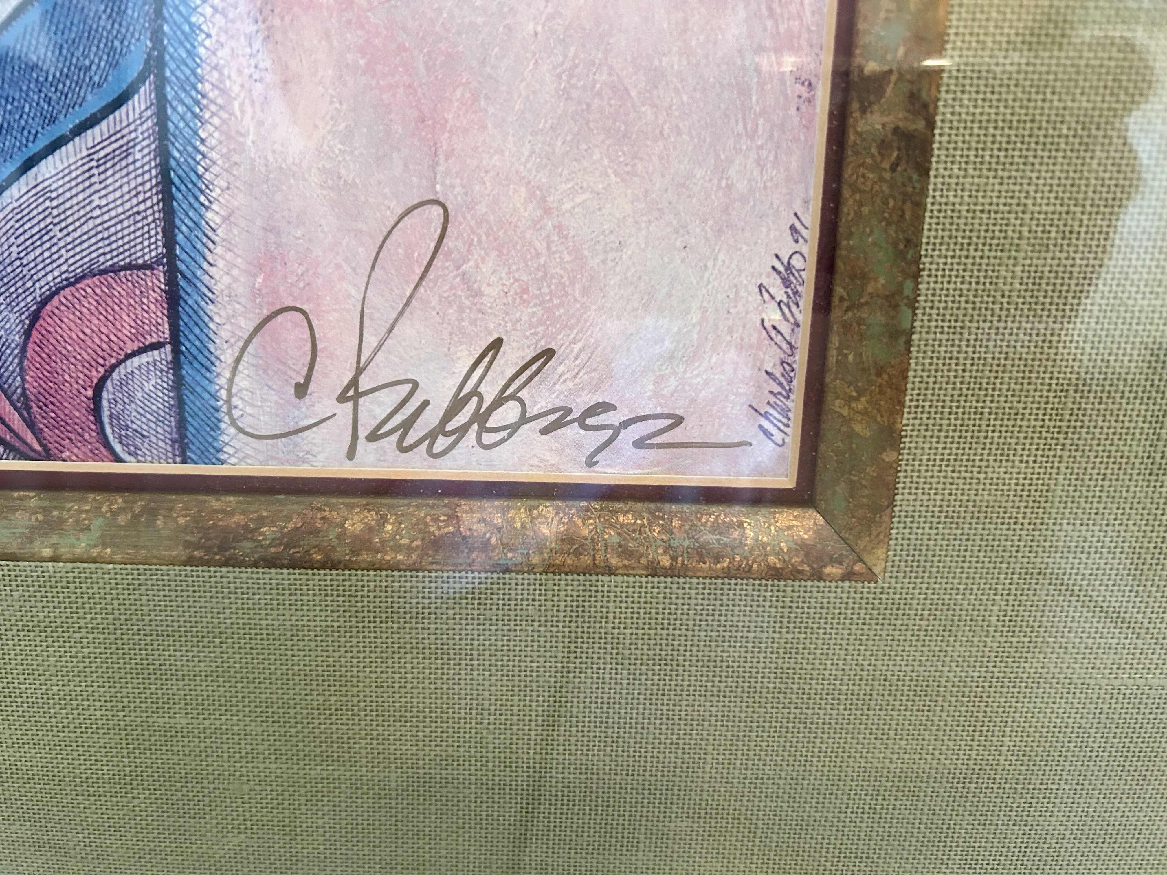 Photo 1 of BLACK FRAMED "MELODY QUEENS" BY CHARLES BIBBS SIGNED & NUMBERED ARTWORK (422 OF 850) 
24" X 33" 
