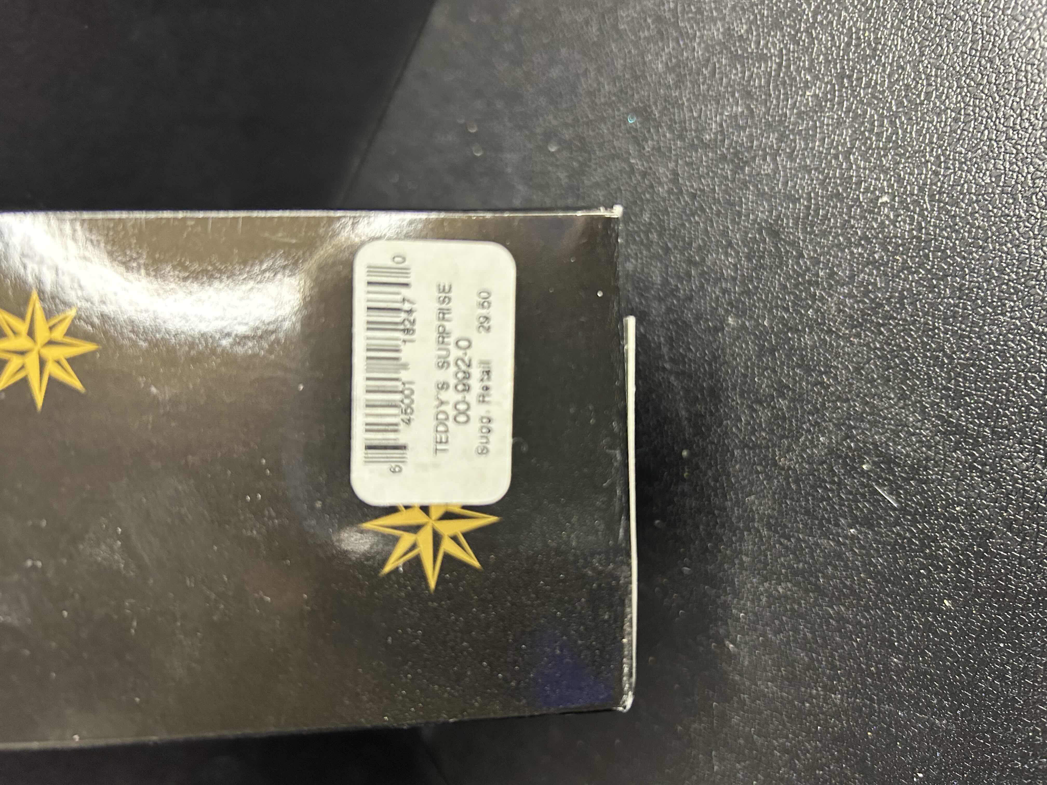 Photo 1 of NIB CHRISTOPHER RADKO "TEDDYS SURPRISE" GLASS CHRISTMAS ORNAMENT

