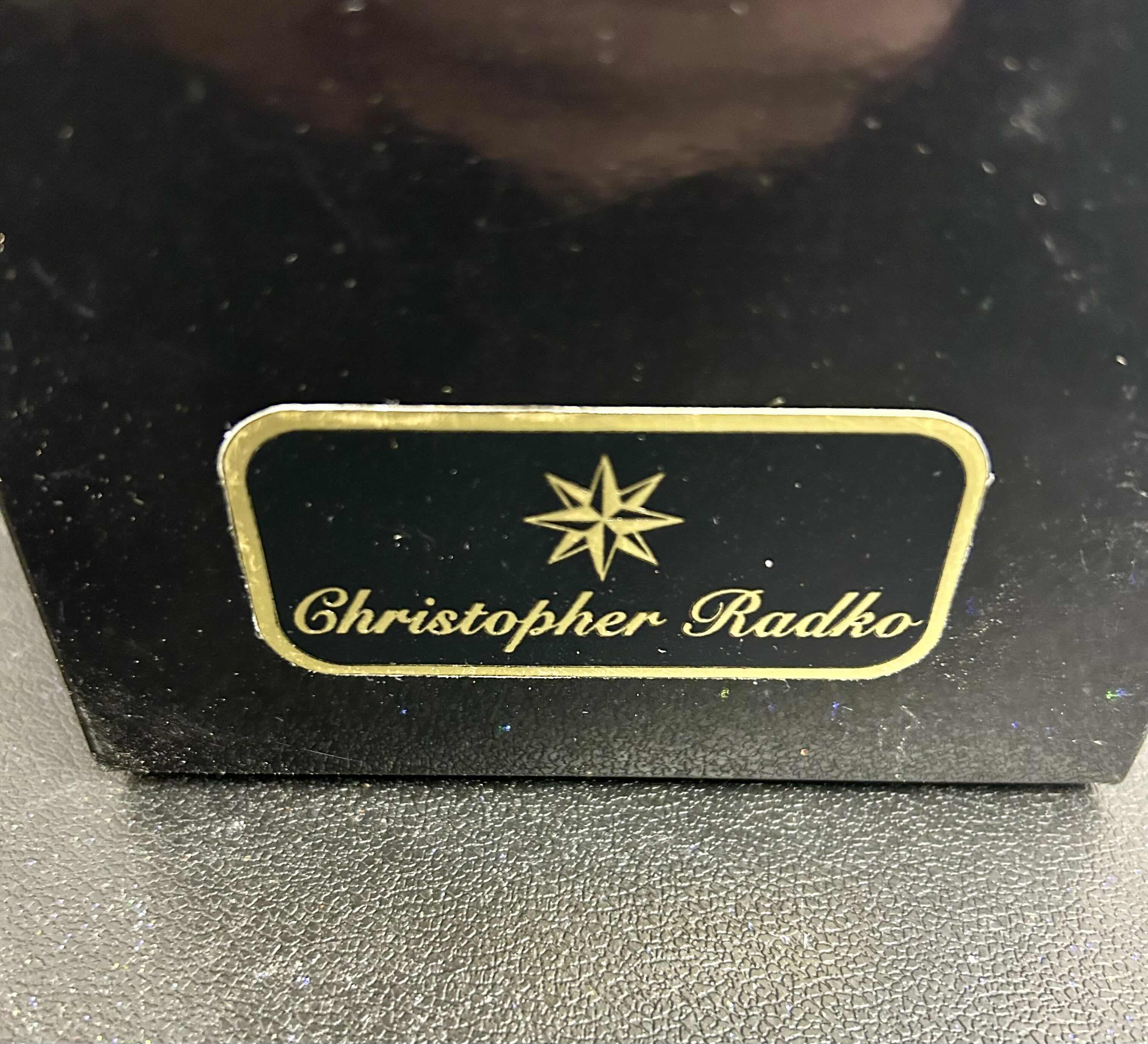 Photo 1 of NIB CHRISTOPHER RADKO "SANTA FOR ALL NATIONS" LIMITED EDITIONGLASS ORNAMENT.