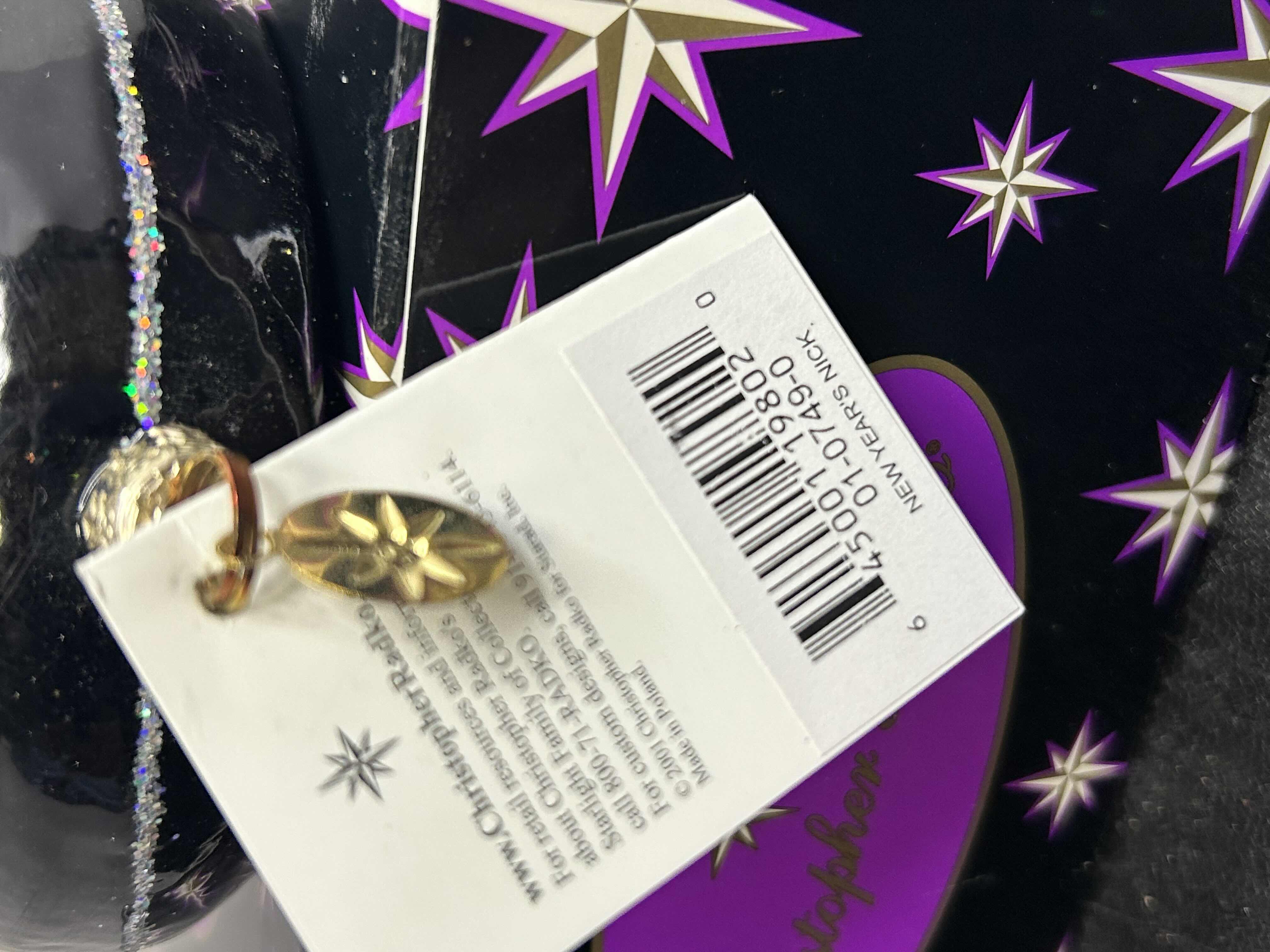 Photo 1 of NIB CHRISTOPHER RADKO "NEW YEARS" NICK ORNAMENT

