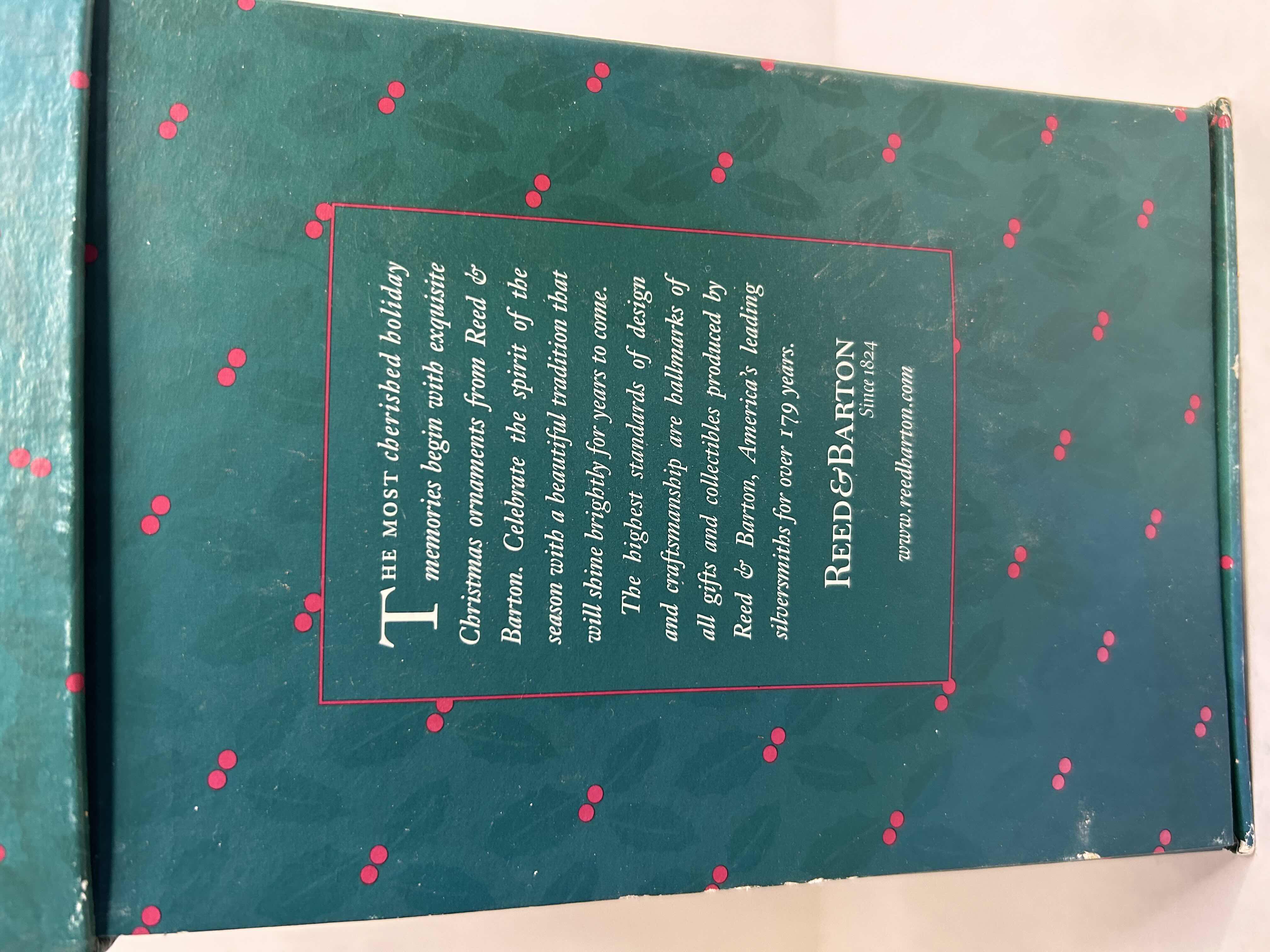 Photo 1 of NIB REED & BARTON MD ANDERSON SILVER PLATE CHRISTMAS TREE DECORATION 3.5"

