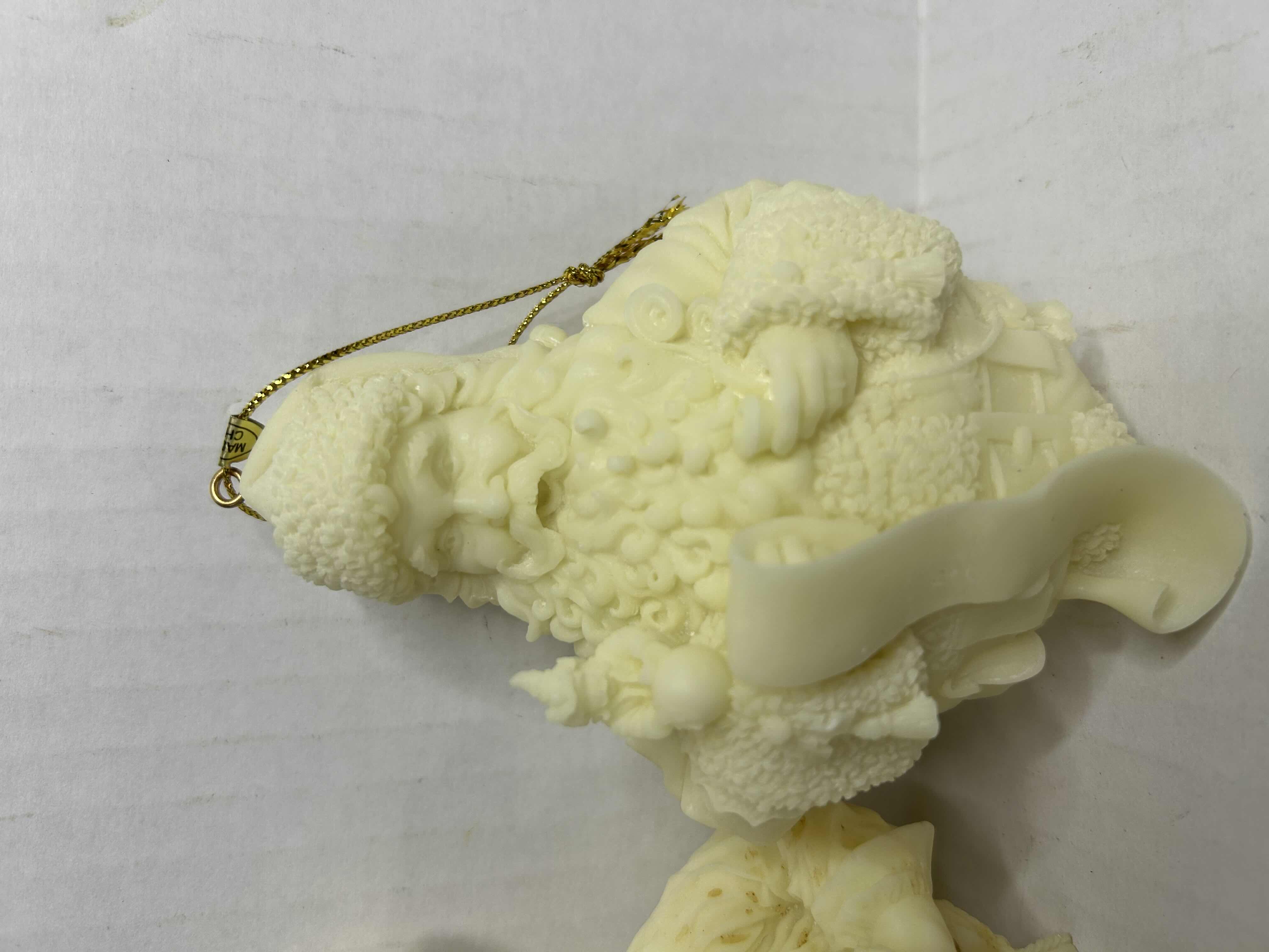 Photo 1 of 2- "WITH LOVE IN HIS HEART" SANTA ORNAMENTS BY MARK KLAUS CHRISTMAS DECOR