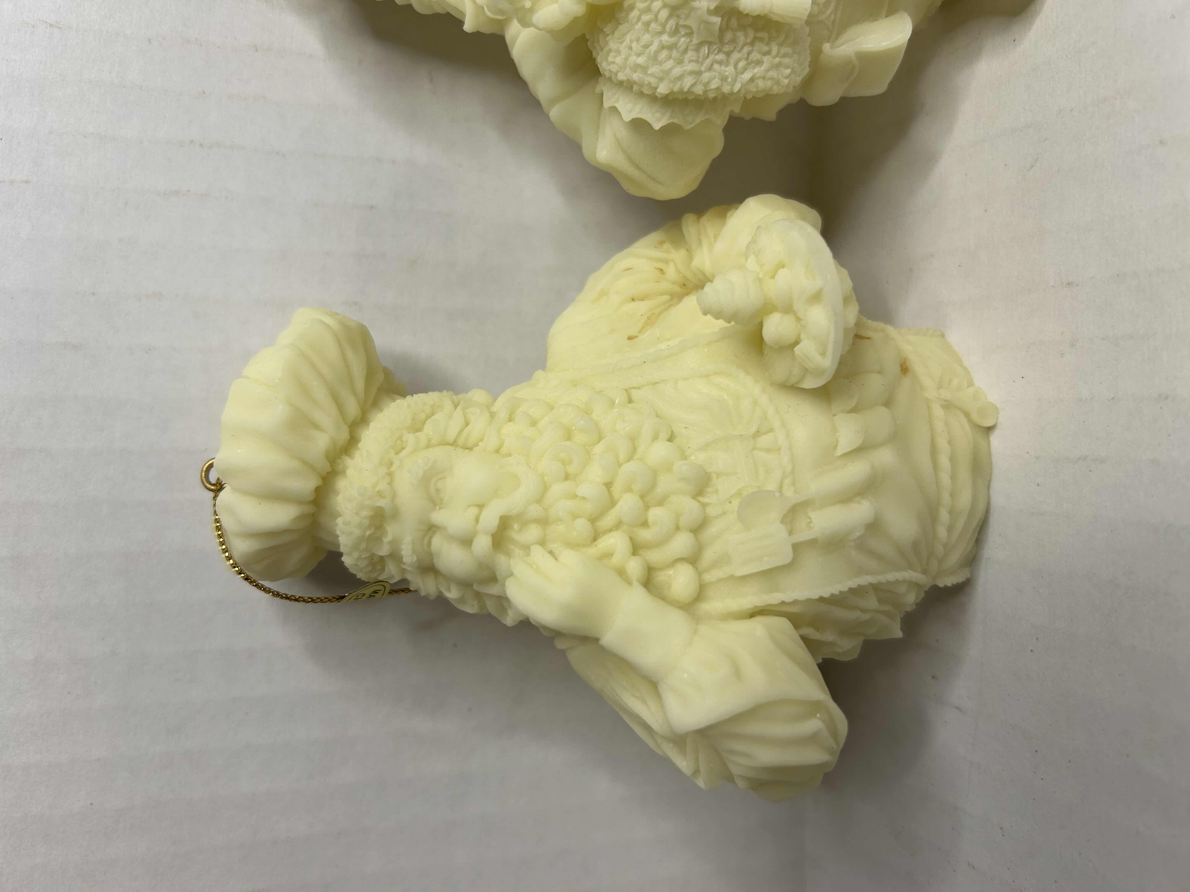 Photo 1 of 2- "WITH LOVE IN HIS HEART" SANTA ORNAMENTS BY MARK KLAUS CHRISTMAS DECOR