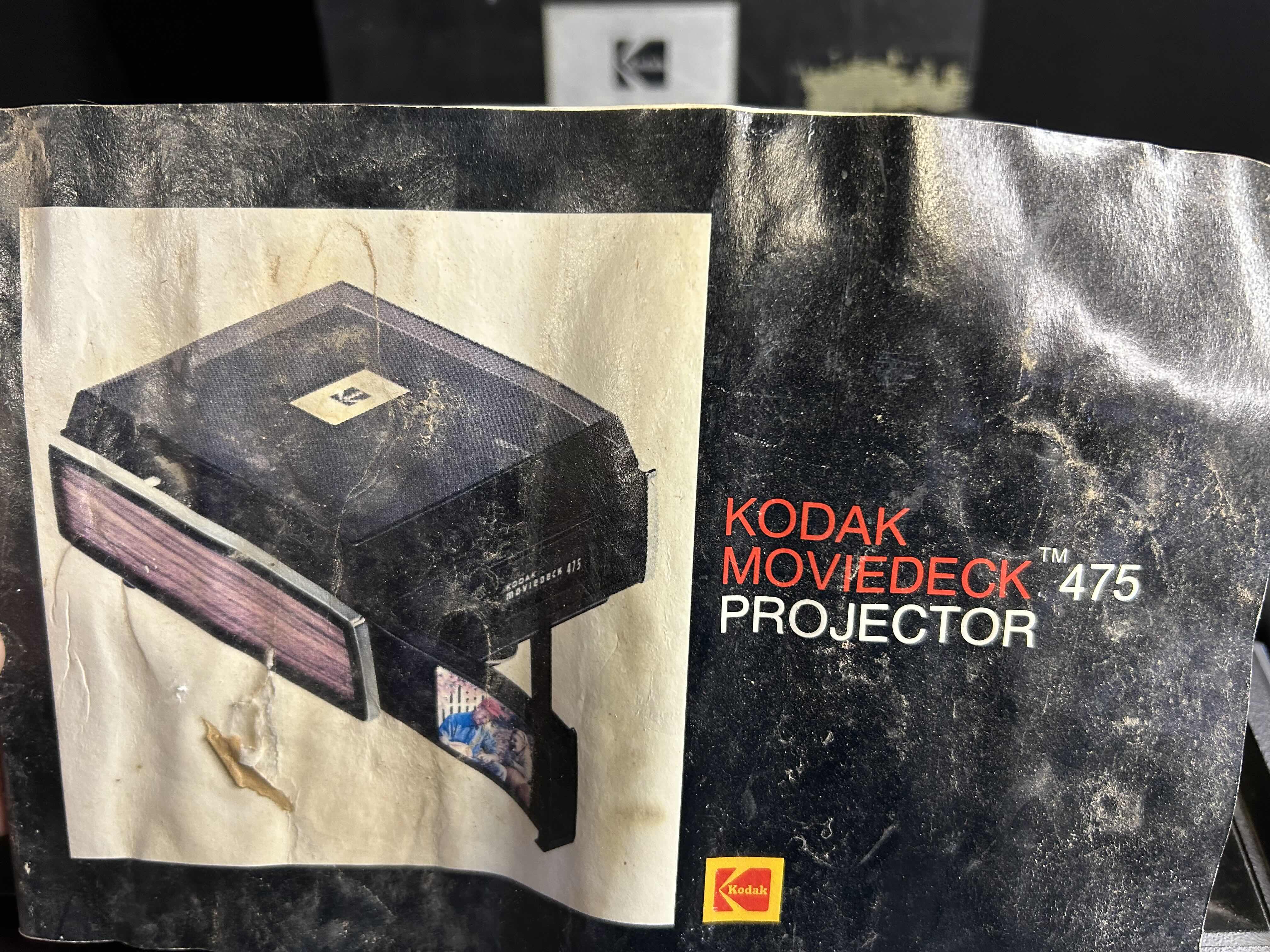 Photo 1 of KODAK "MOVIEDECK" 475 PROJECTOR. STAND SOLD SEPARATELY.

